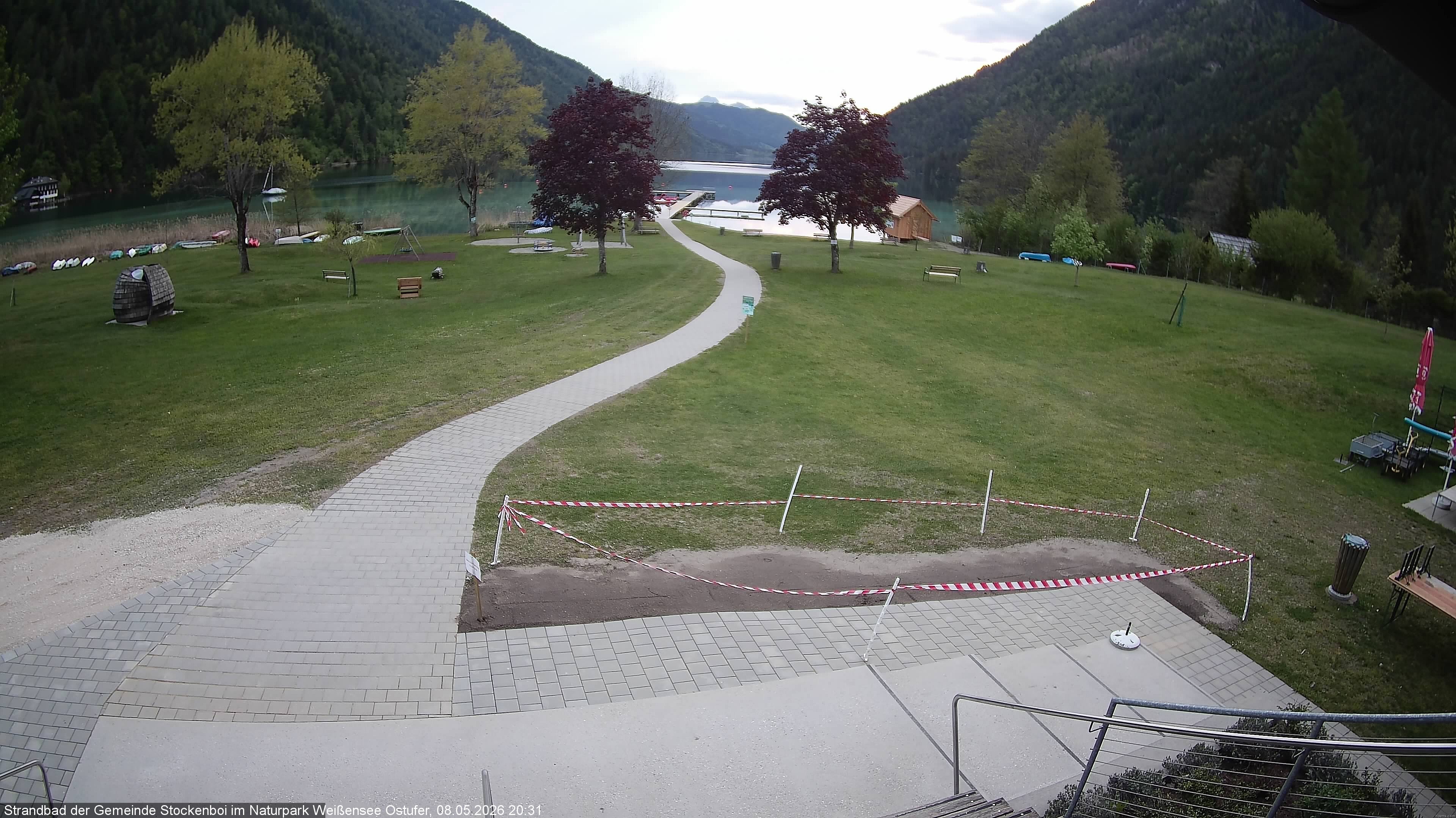 Archiv Foto Webcam Weissensee (Stockenboi Seite)