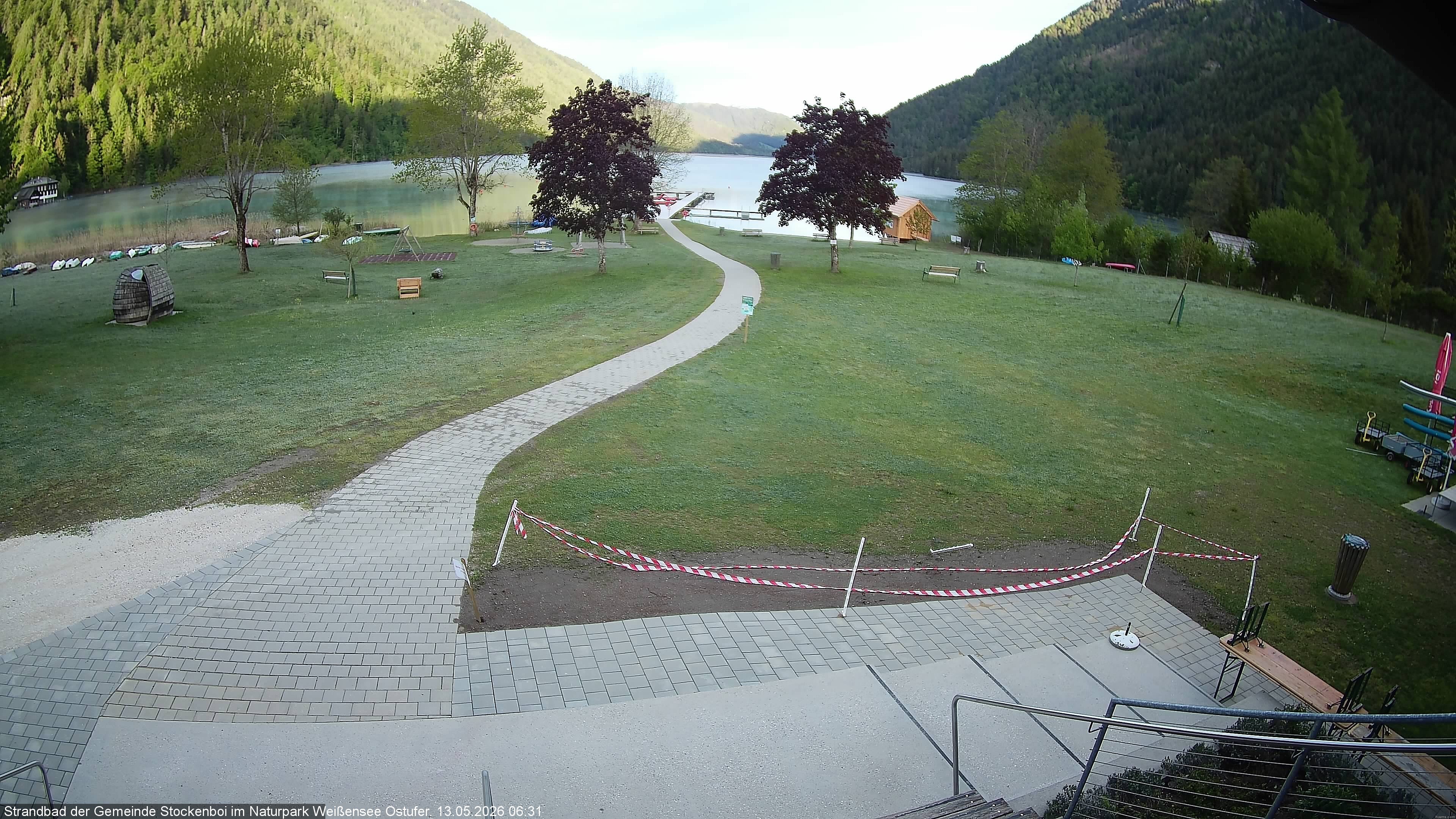 Archiv Foto Webcam Weissensee (Stockenboi Seite)