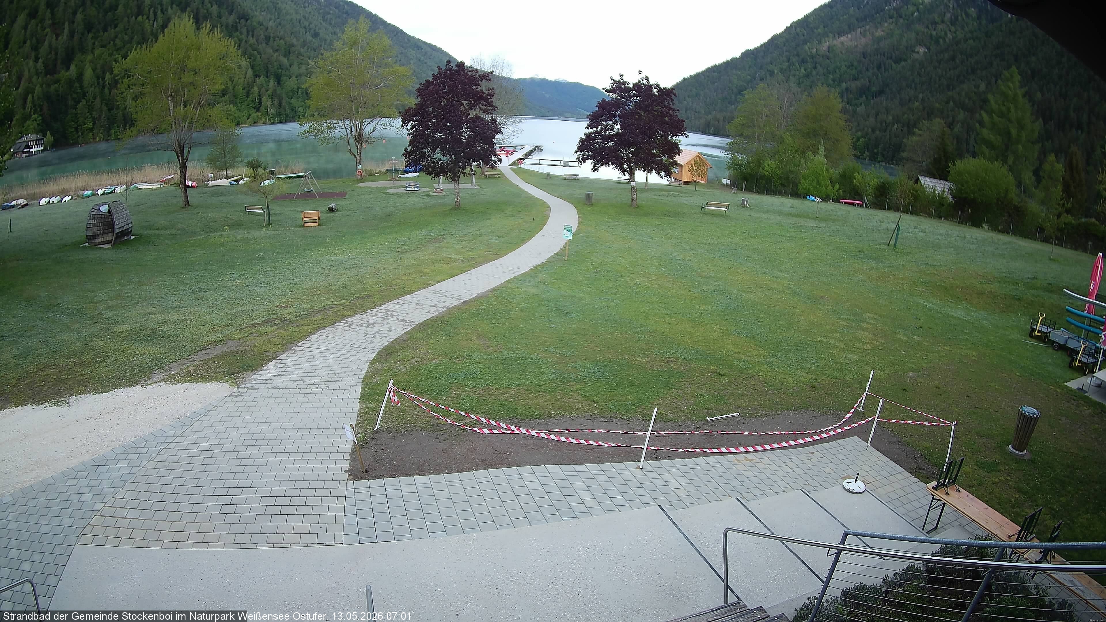 Archiv Foto Webcam Weissensee (Stockenboi Seite)