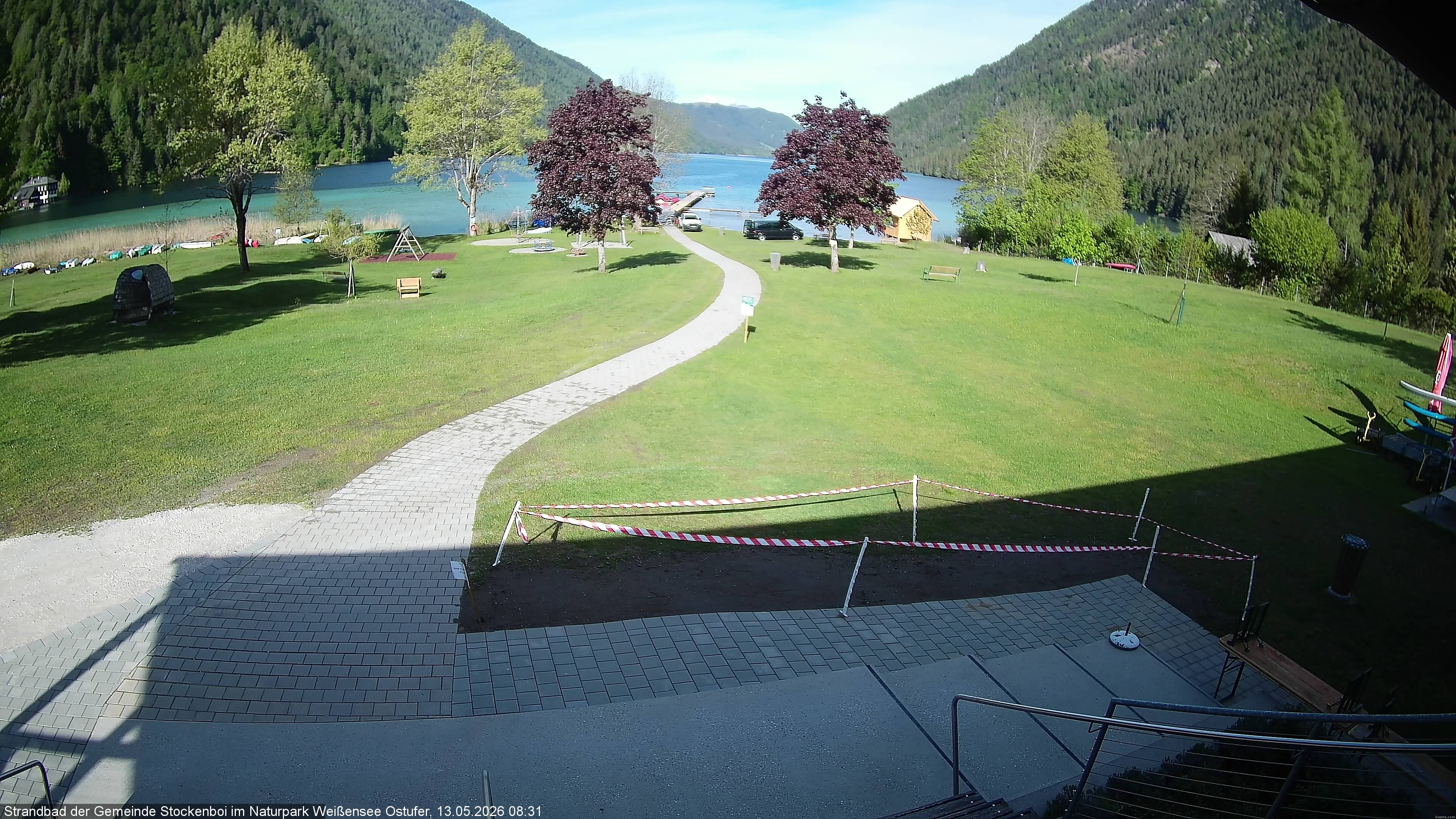 Archiv Foto Webcam Weissensee (Stockenboi Seite)