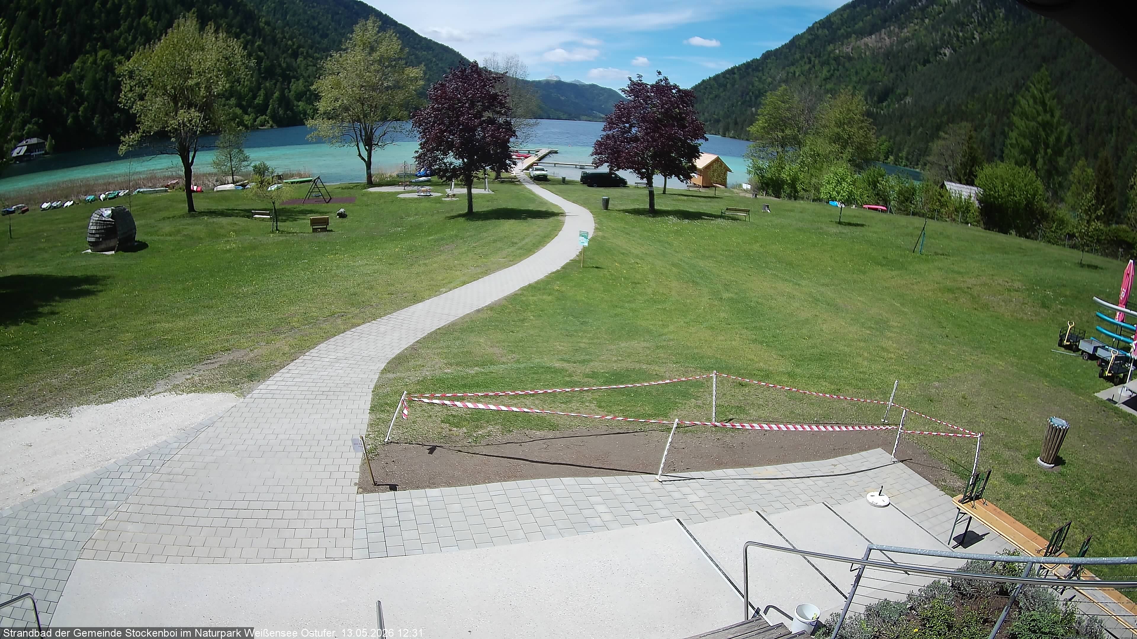 Archiv Foto Webcam Weissensee (Stockenboi Seite)