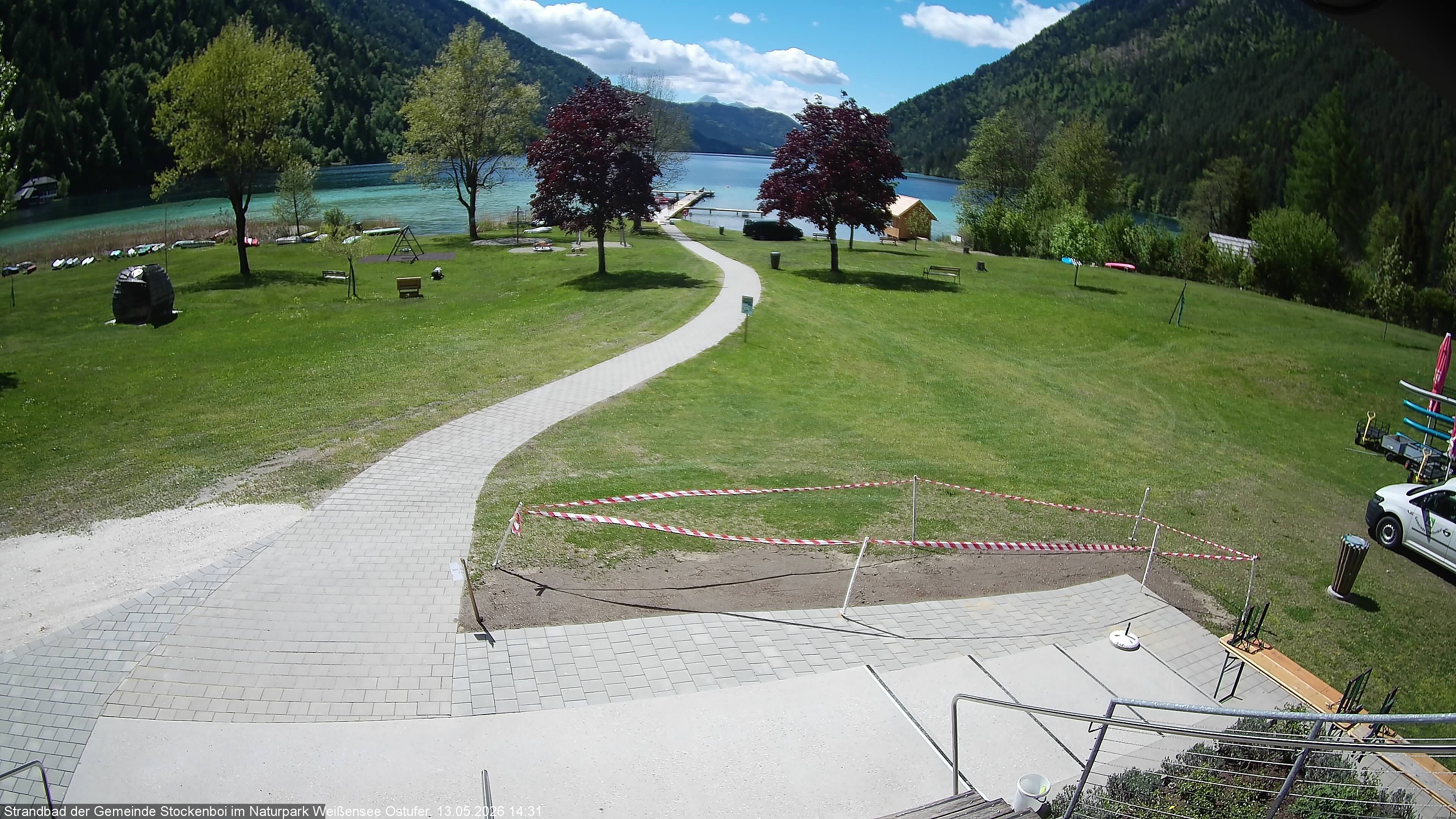 Archiv Foto Webcam Weissensee (Stockenboi Seite)