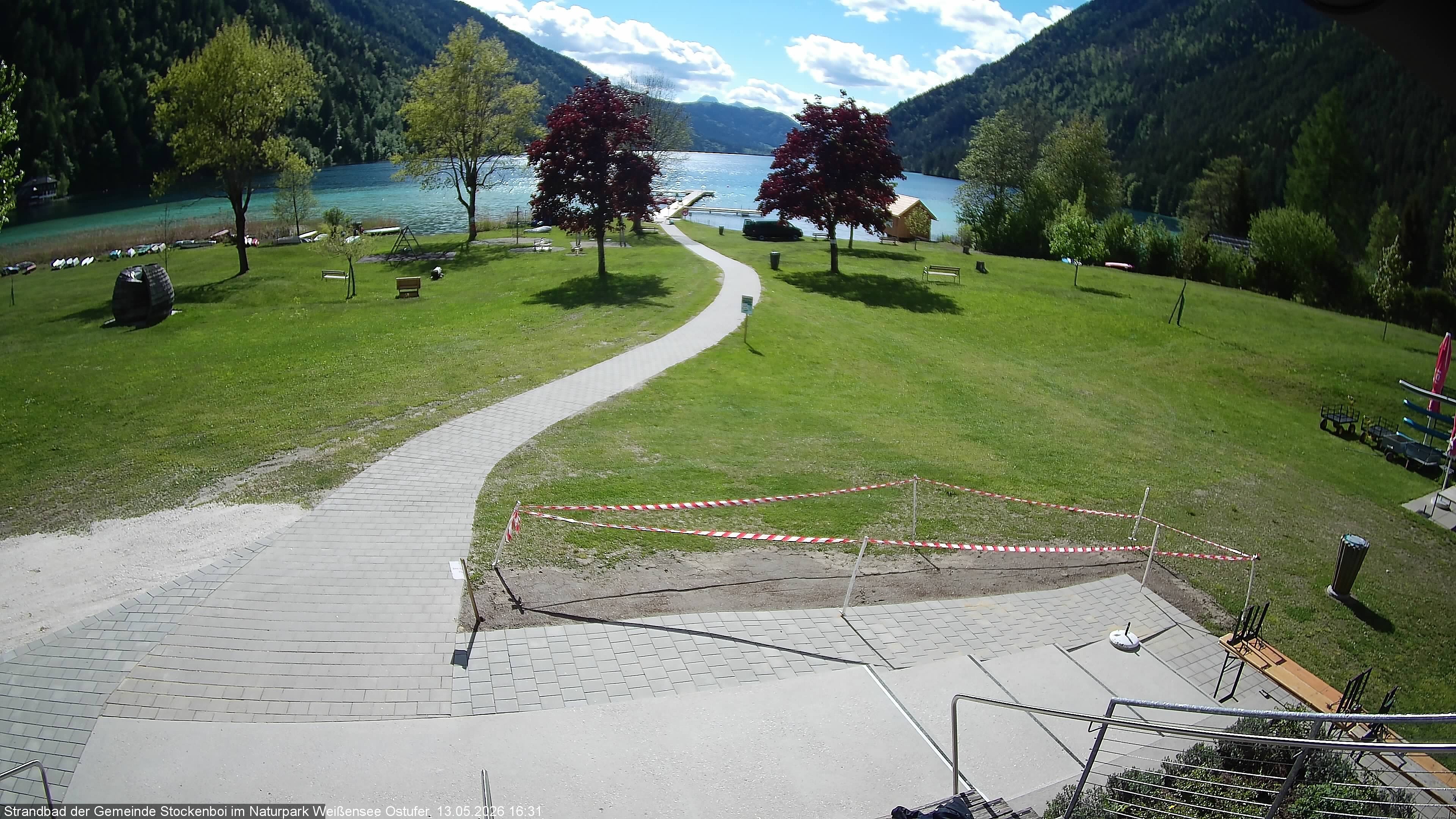 Archiv Foto Webcam Weissensee (Stockenboi Seite)
