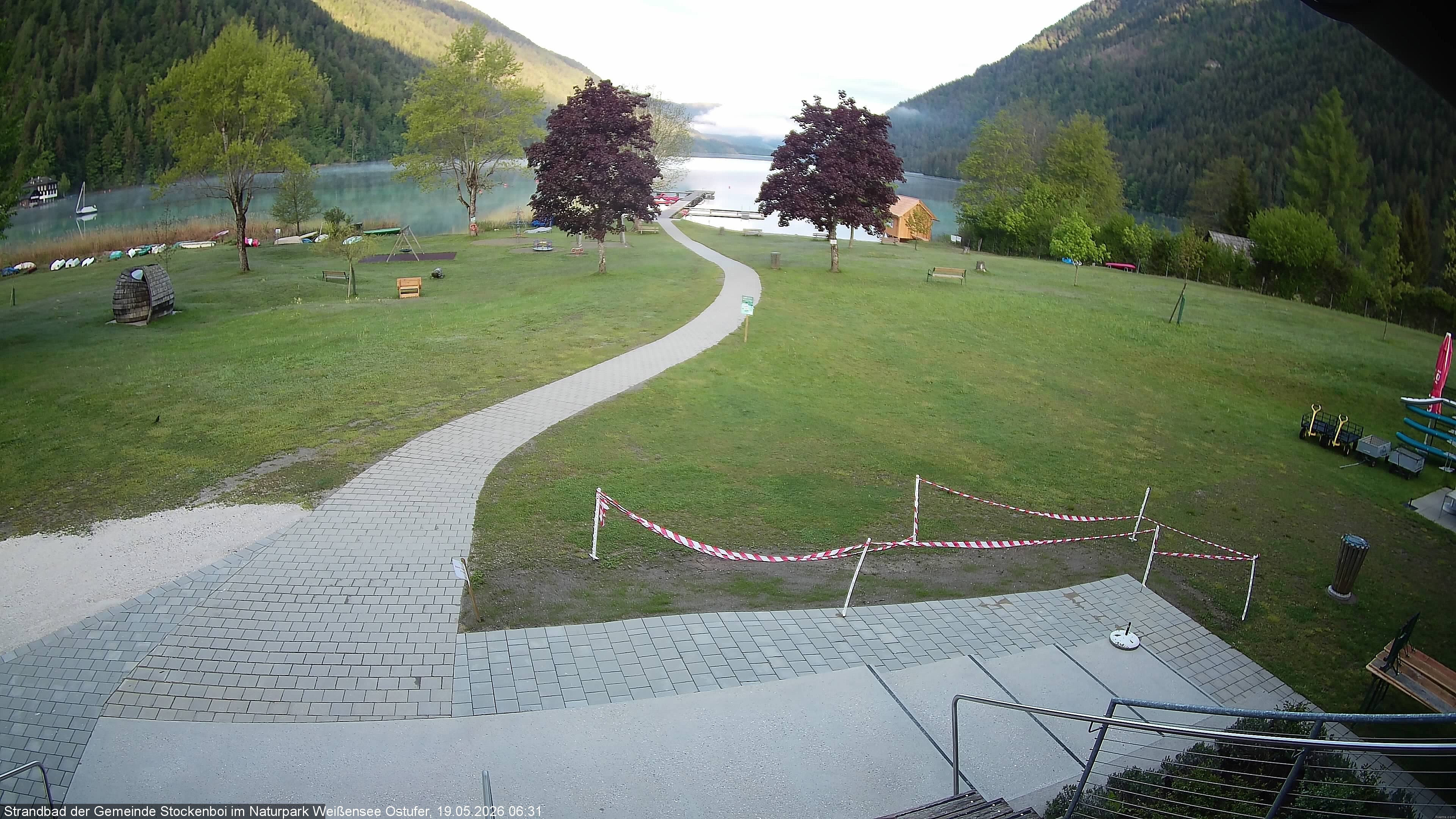 Archiv Foto Webcam Weissensee (Stockenboi Seite)