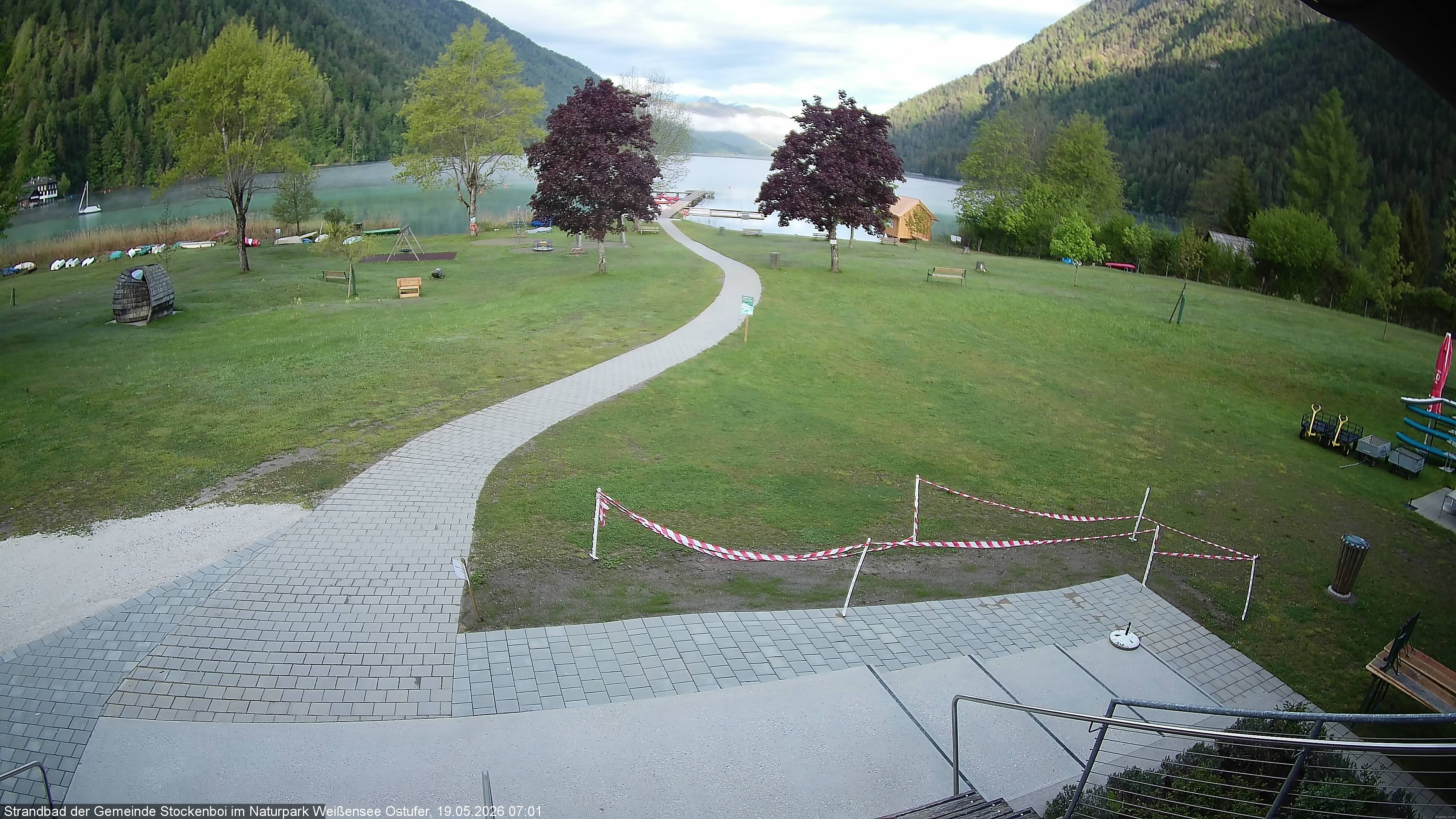 Archiv Foto Webcam Weissensee (Stockenboi Seite)