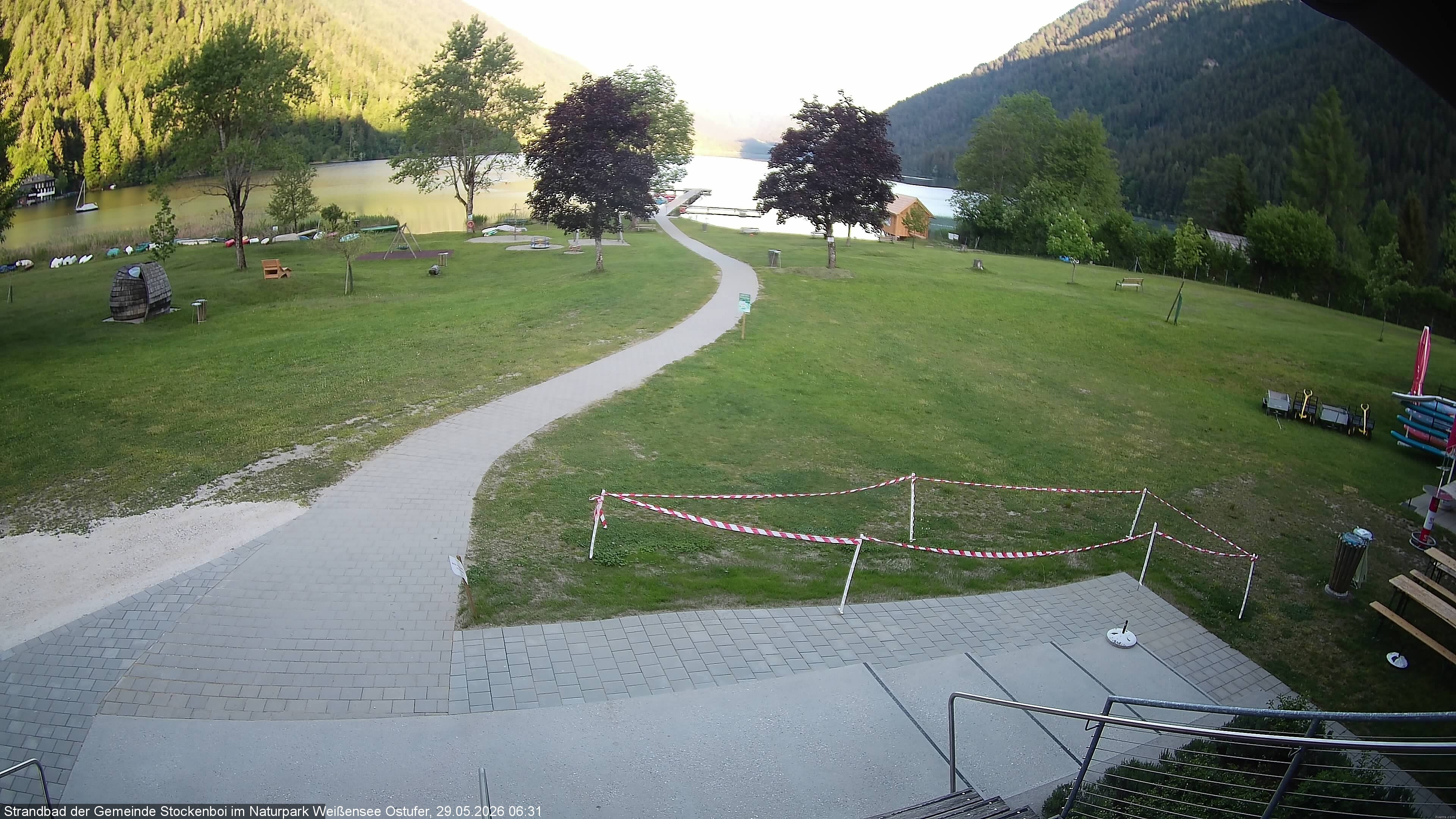 Archiv Foto Webcam Weissensee (Stockenboi Seite)