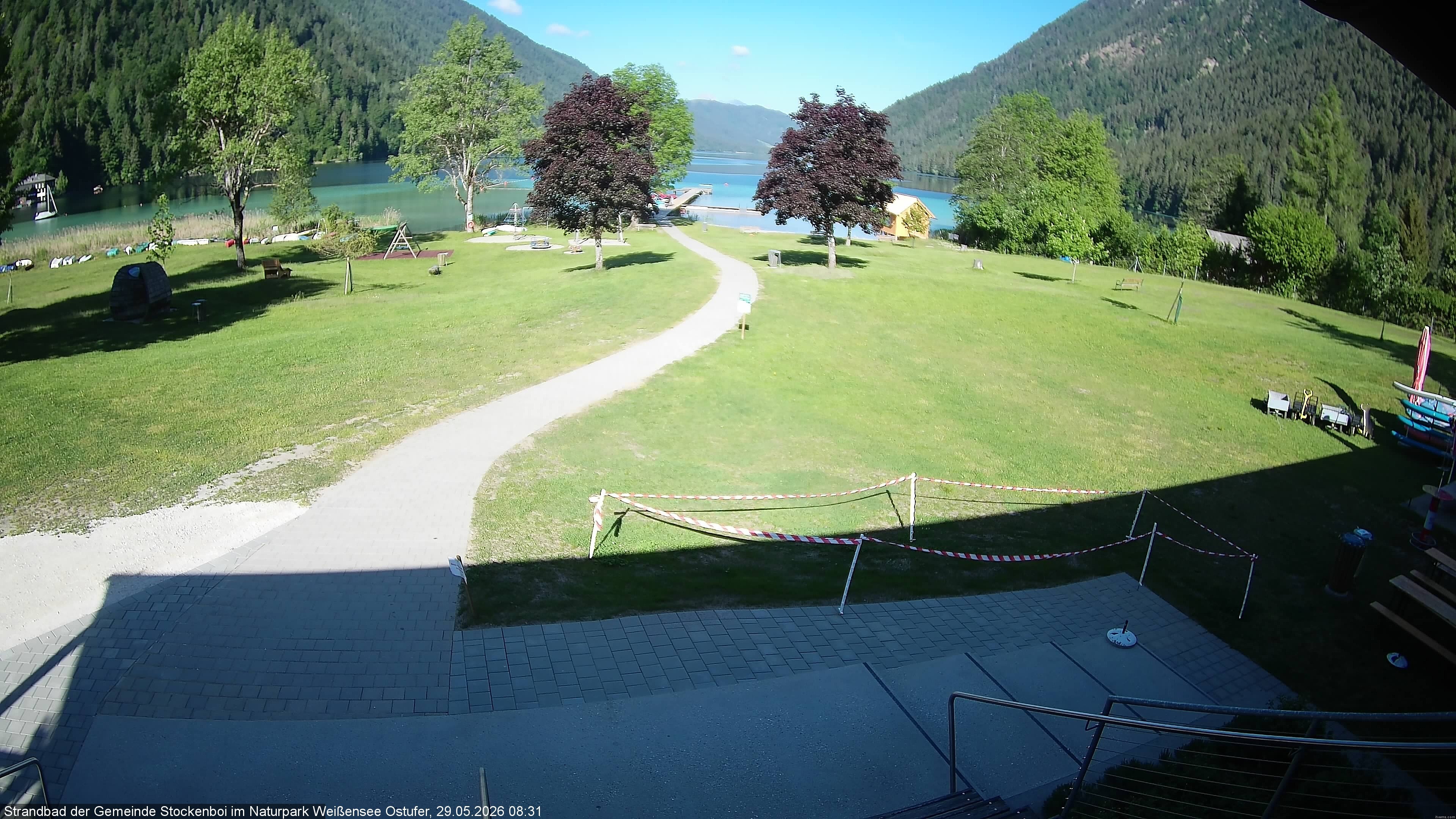 Archiv Foto Webcam Weissensee (Stockenboi Seite)