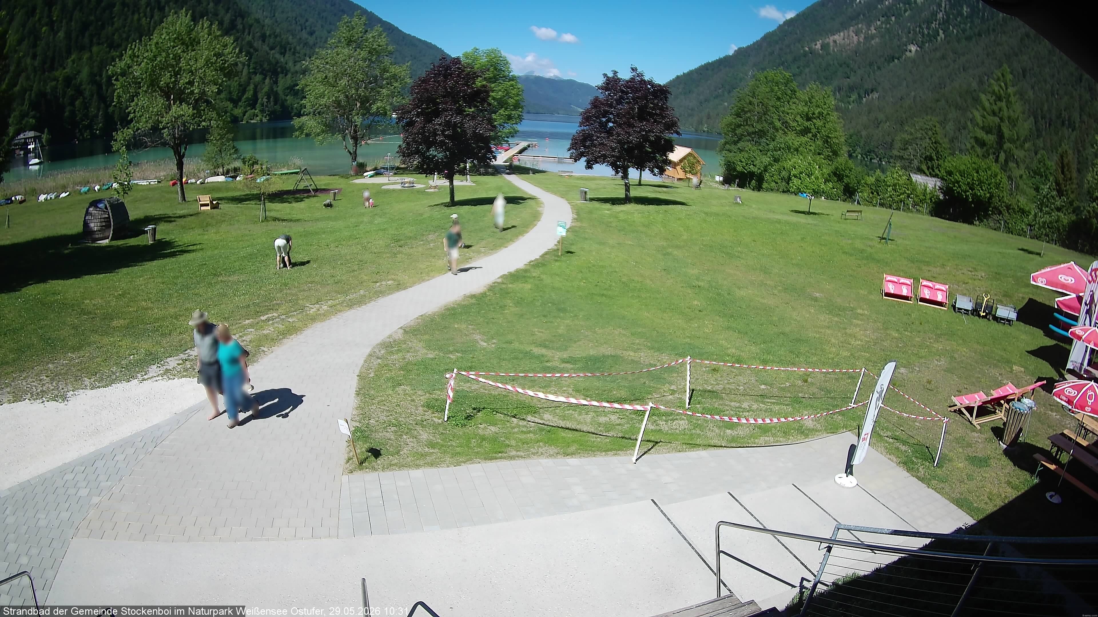 Archiv Foto Webcam Weissensee (Stockenboi Seite)