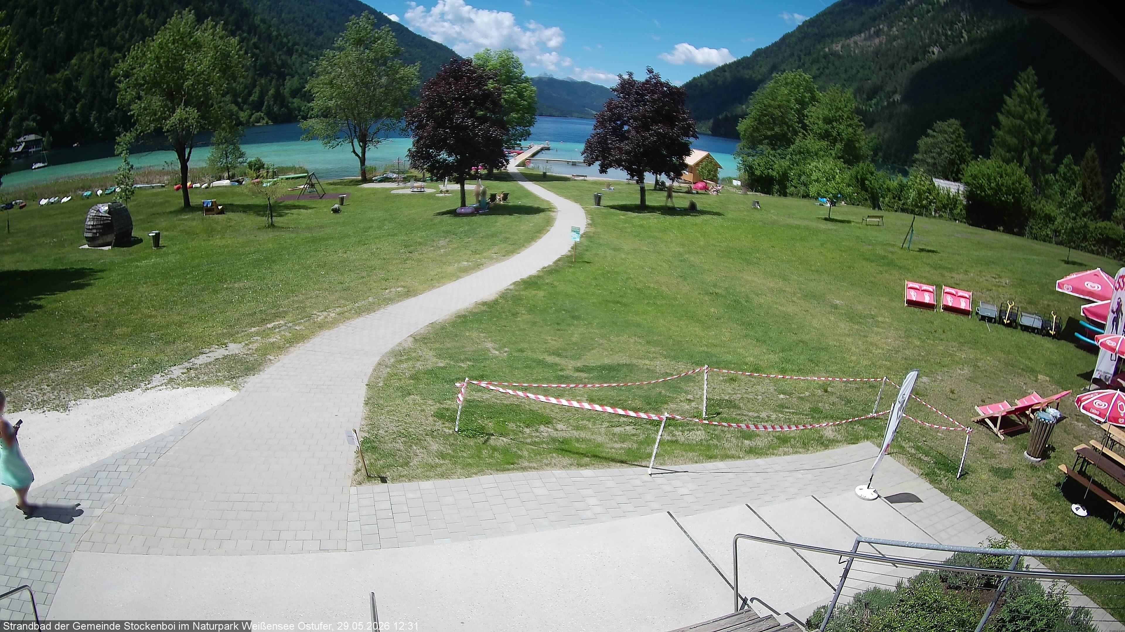 Archiv Foto Webcam Weissensee (Stockenboi Seite)