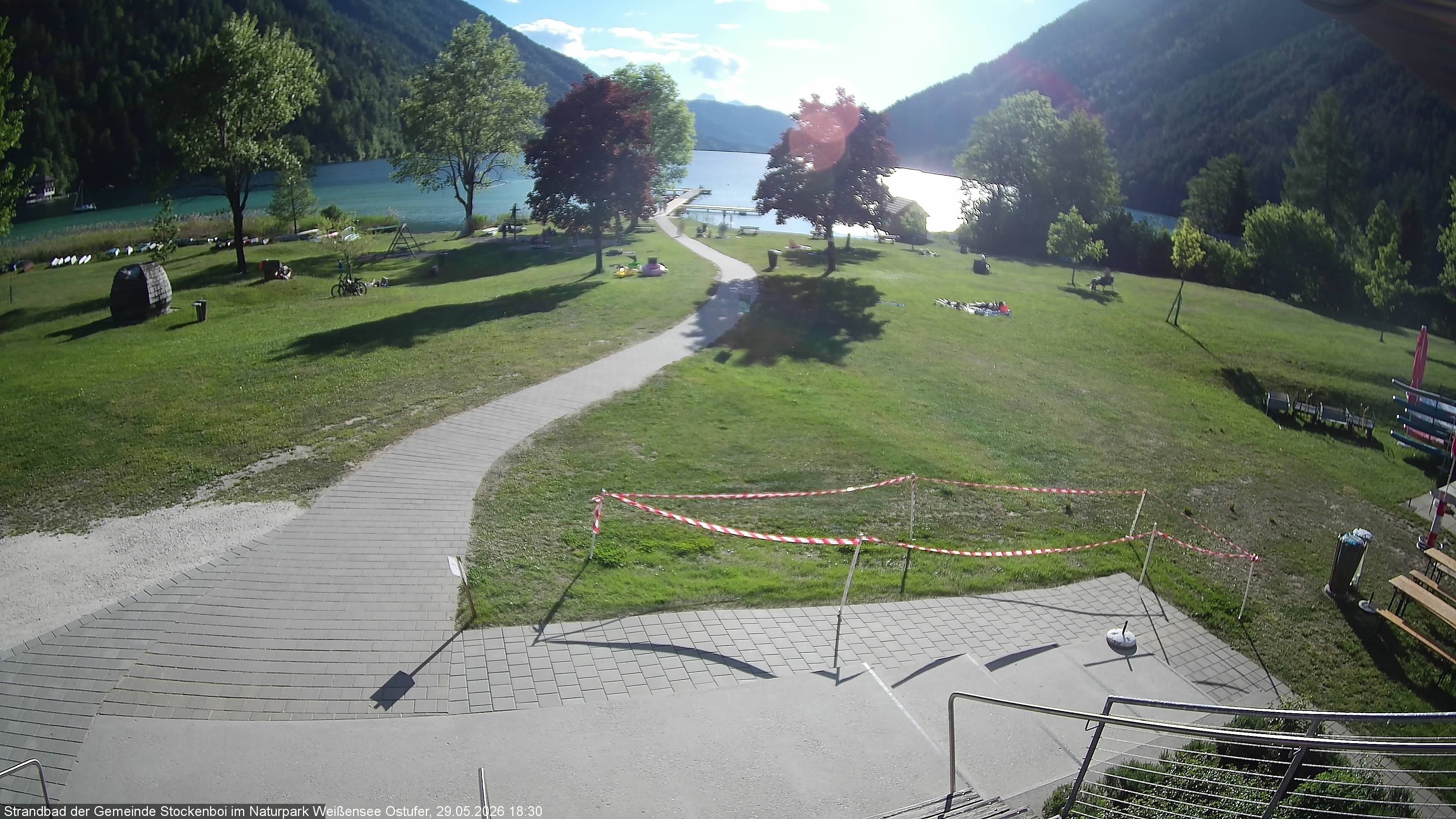 Archiv Foto Webcam Weissensee (Stockenboi Seite)