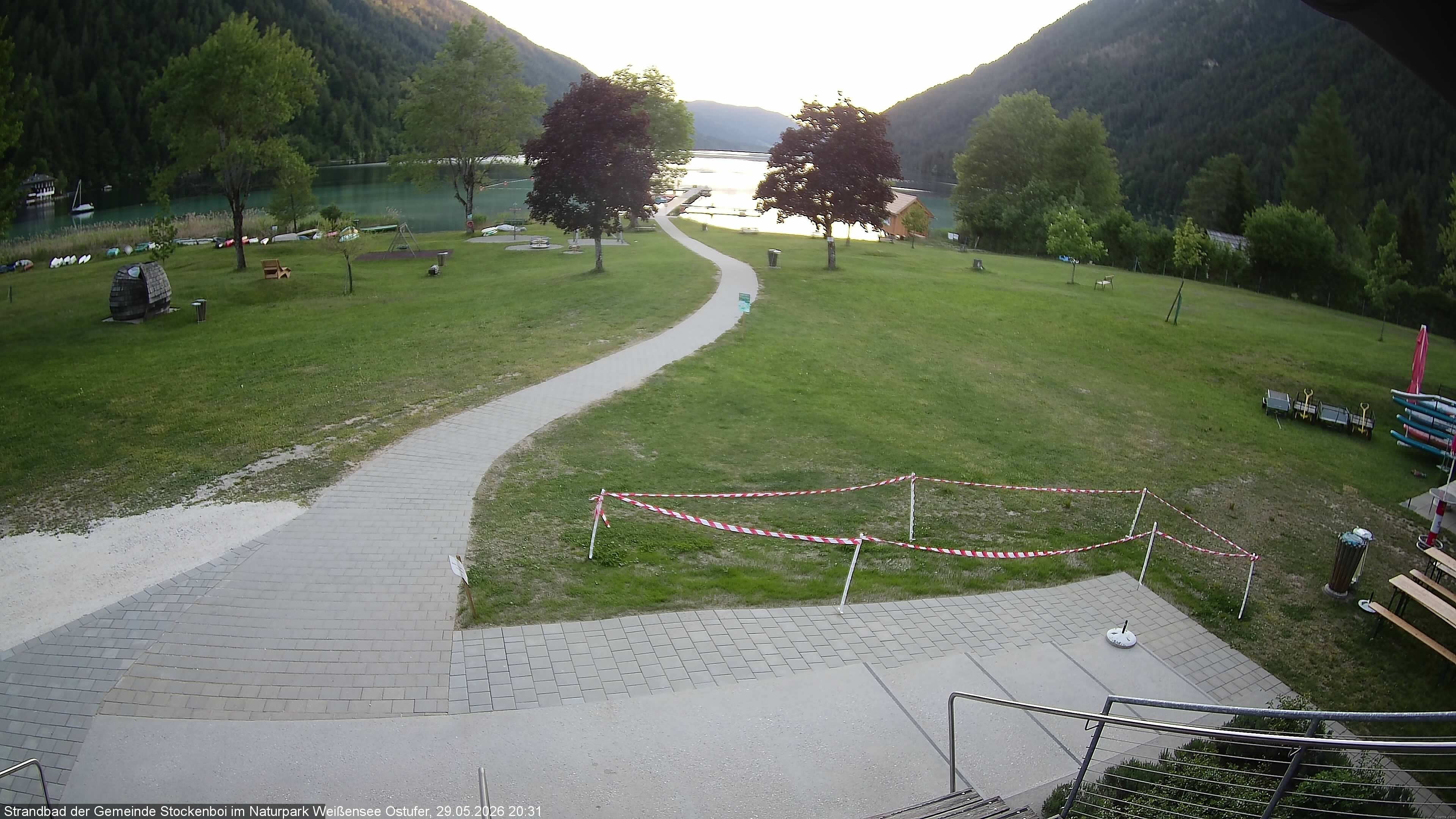 Archiv Foto Webcam Weissensee (Stockenboi Seite)