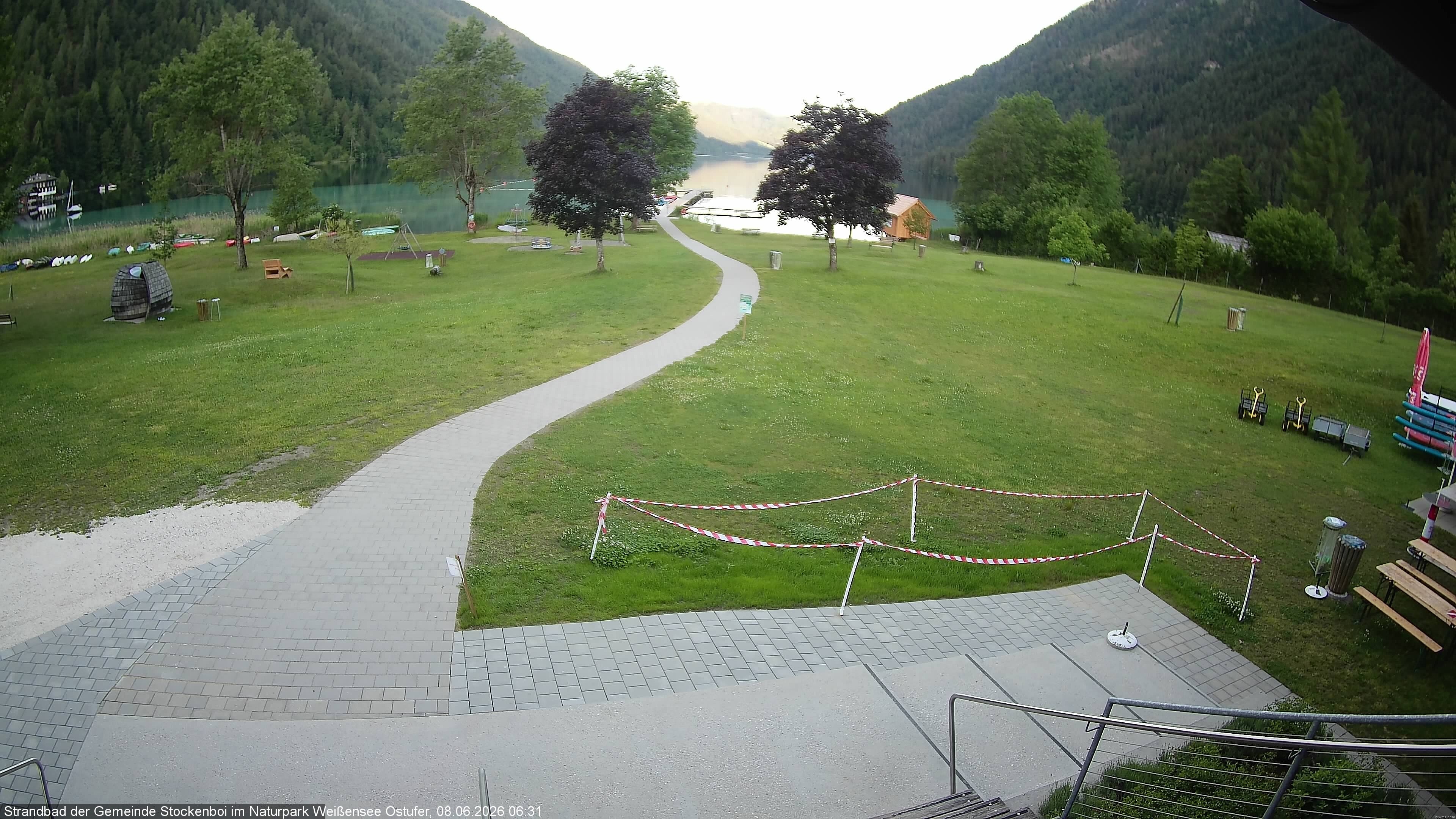 Archiv Foto Webcam Weissensee (Stockenboi Seite)