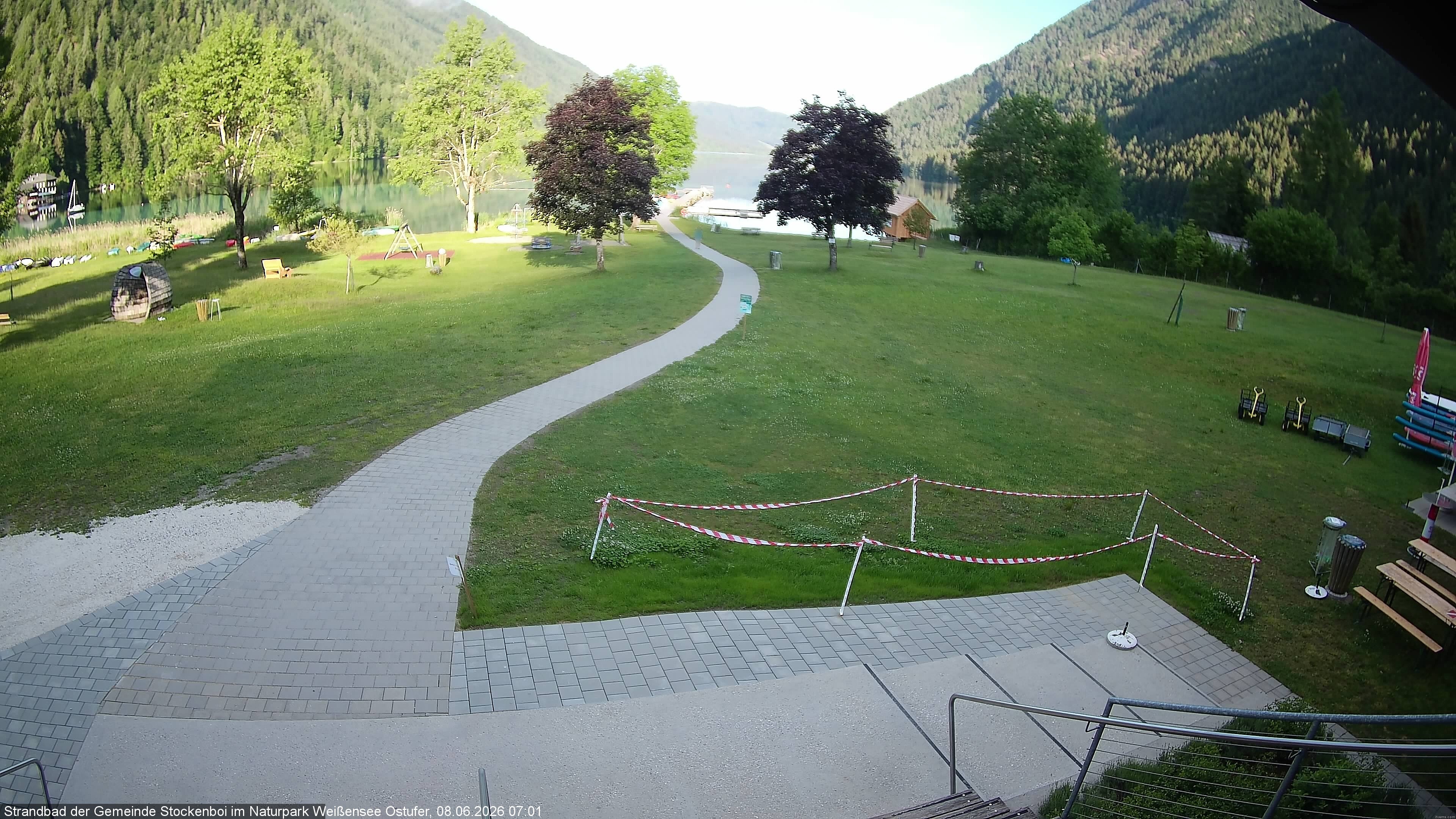 Archiv Foto Webcam Weissensee (Stockenboi Seite)