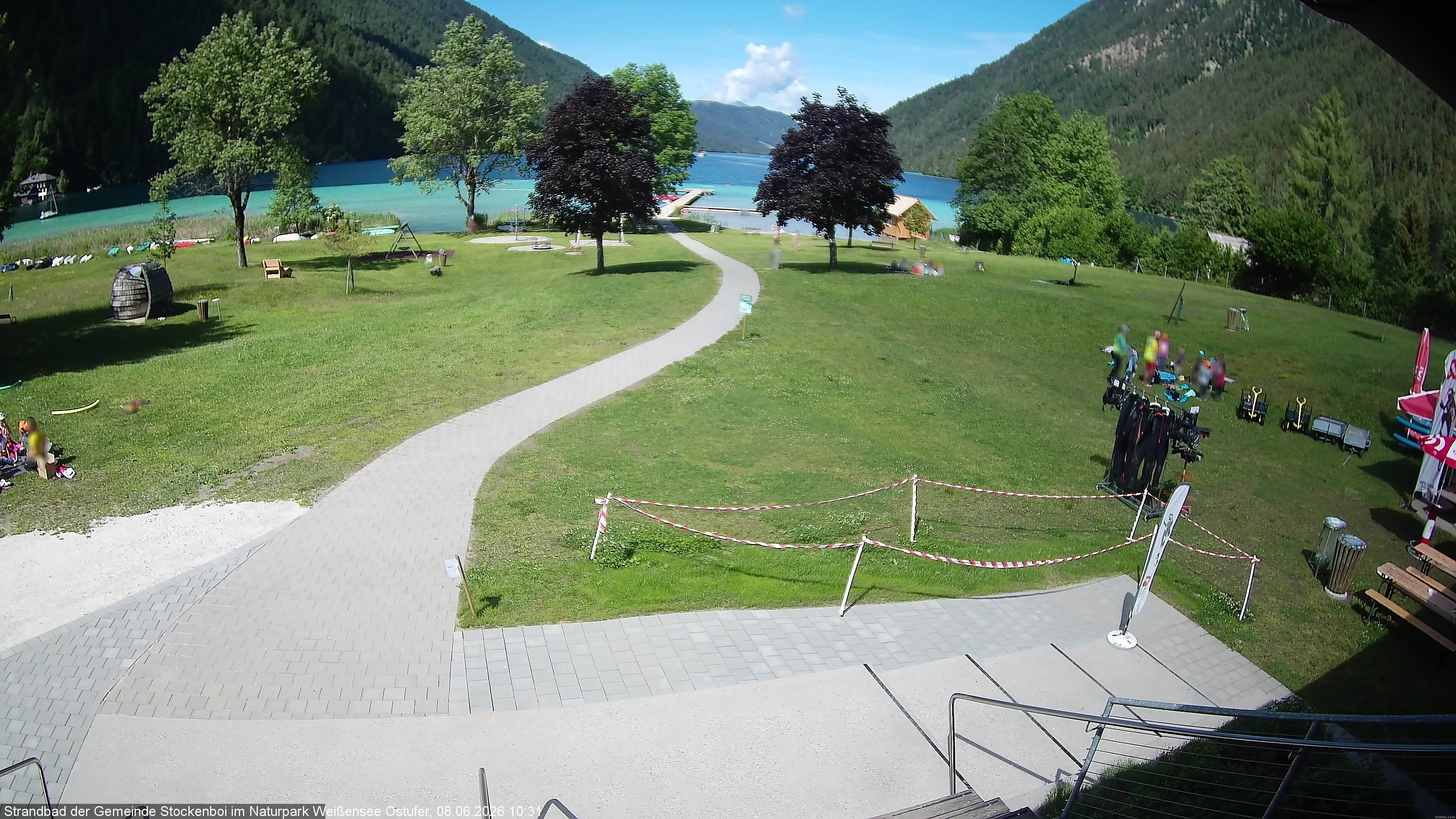 Archiv Foto Webcam Weissensee (Stockenboi Seite)