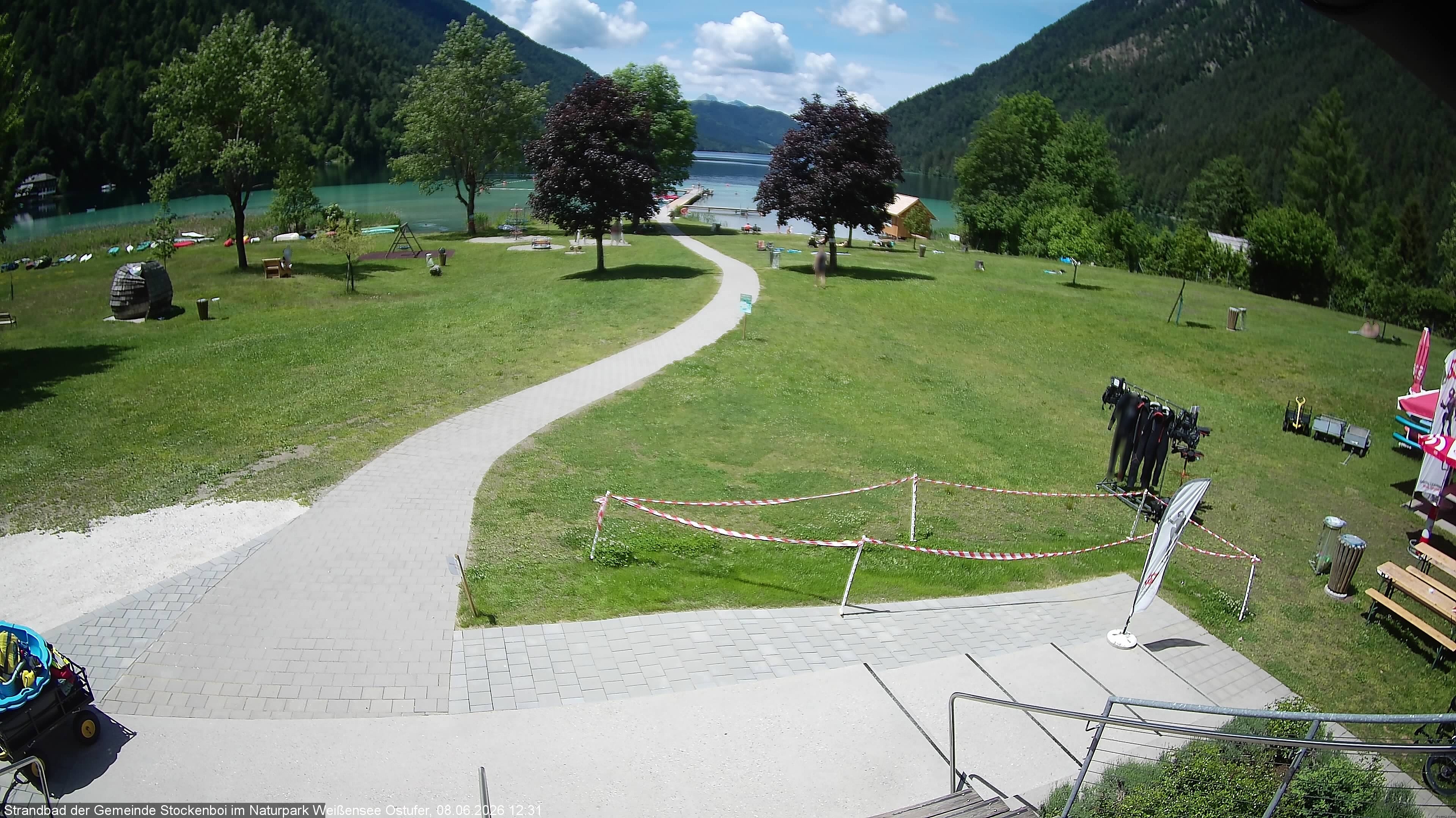 Archiv Foto Webcam Weissensee (Stockenboi Seite)