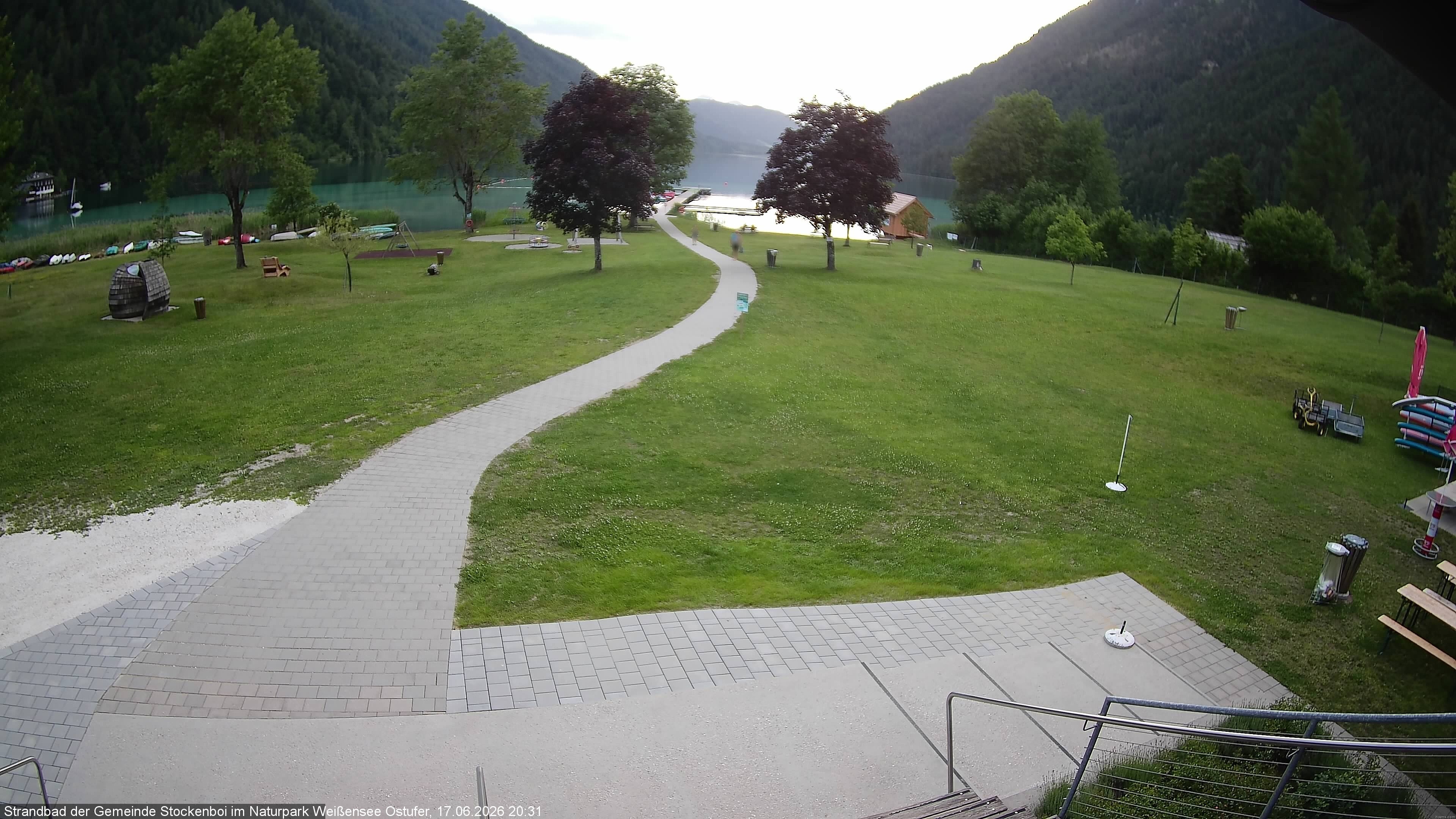 Archiv Foto Webcam Weissensee (Stockenboi Seite)