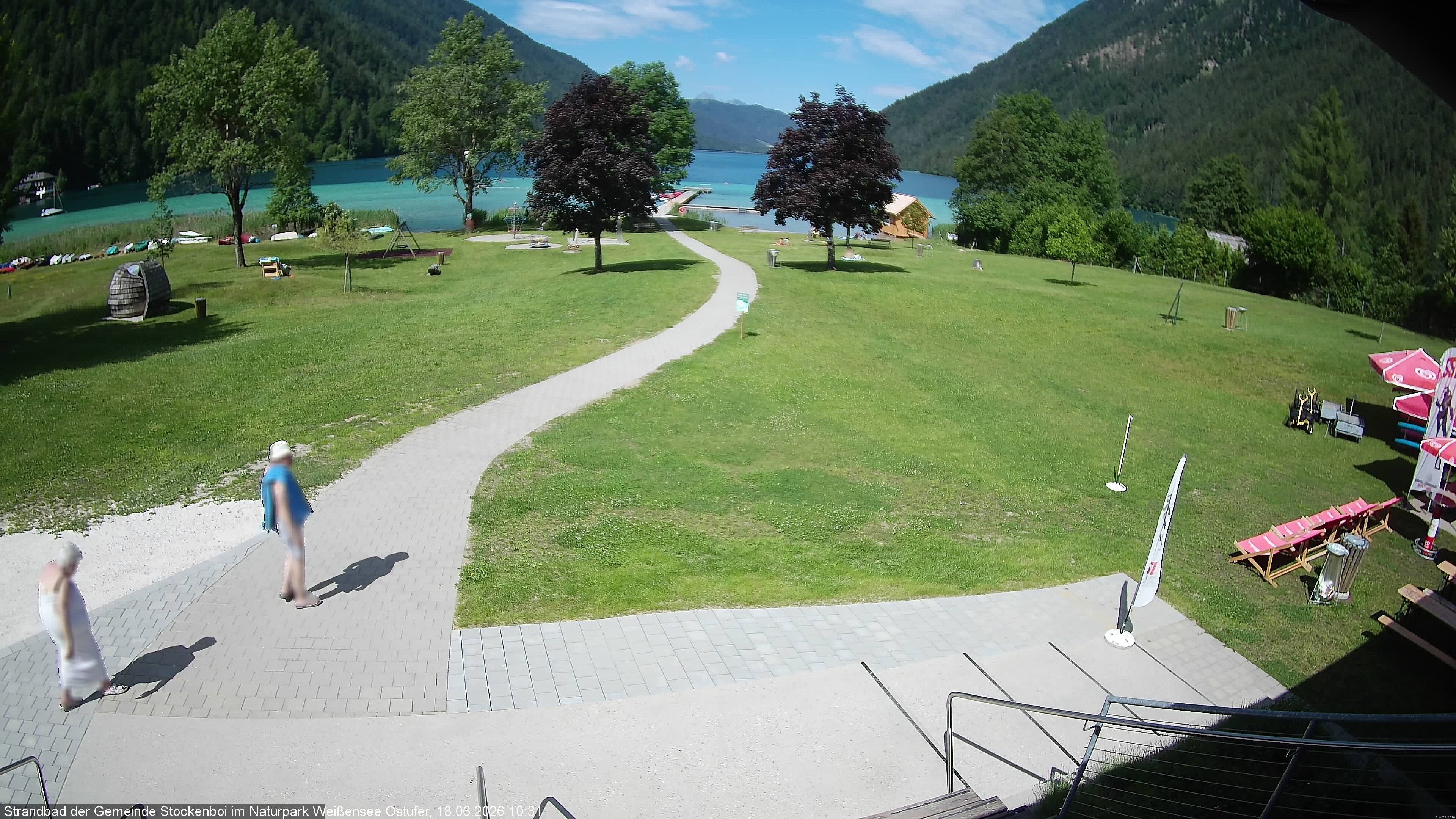 Archiv Foto Webcam Weissensee (Stockenboi Seite)