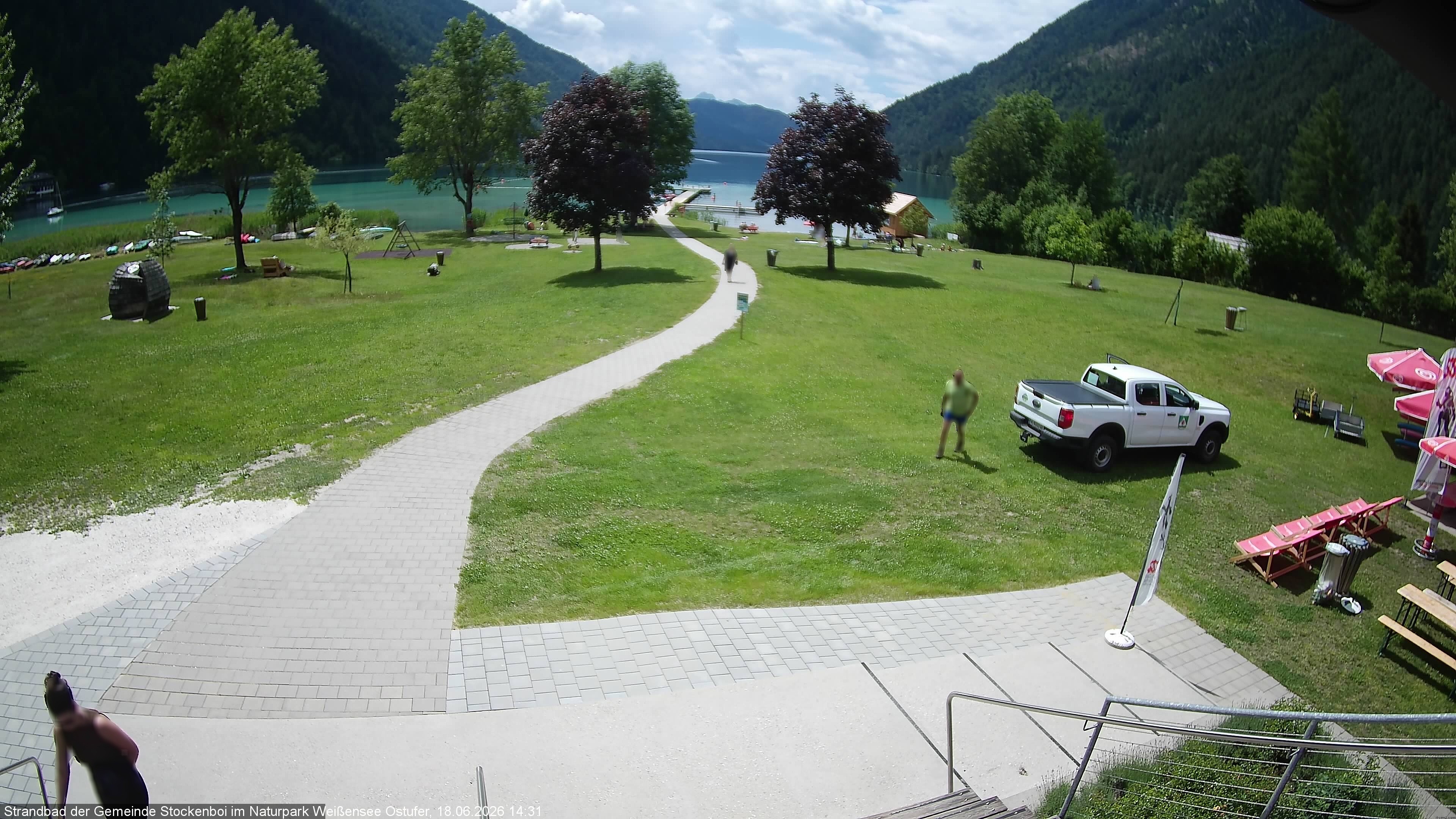 Archiv Foto Webcam Weissensee (Stockenboi Seite)