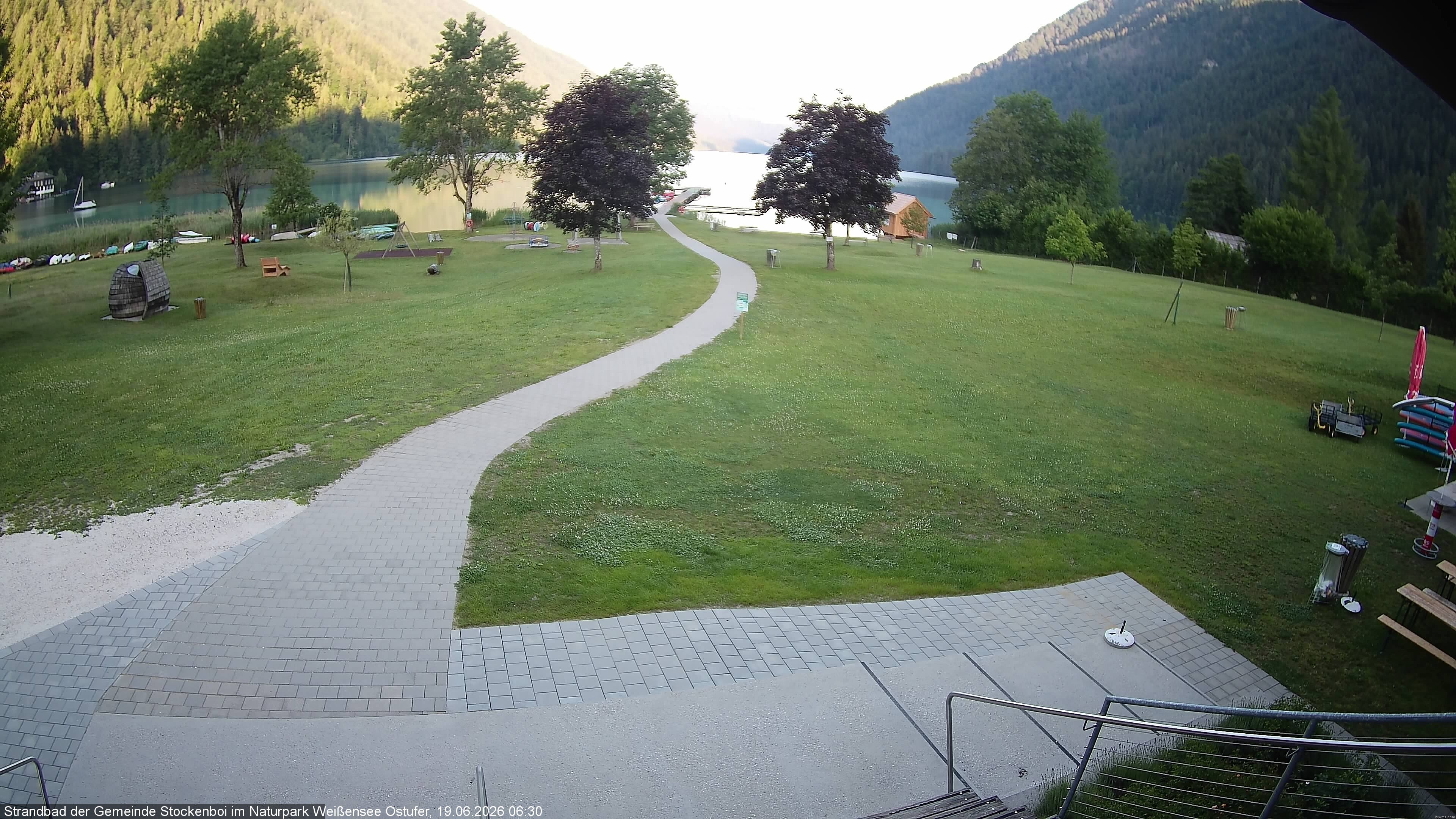 Archiv Foto Webcam Weissensee (Stockenboi Seite)