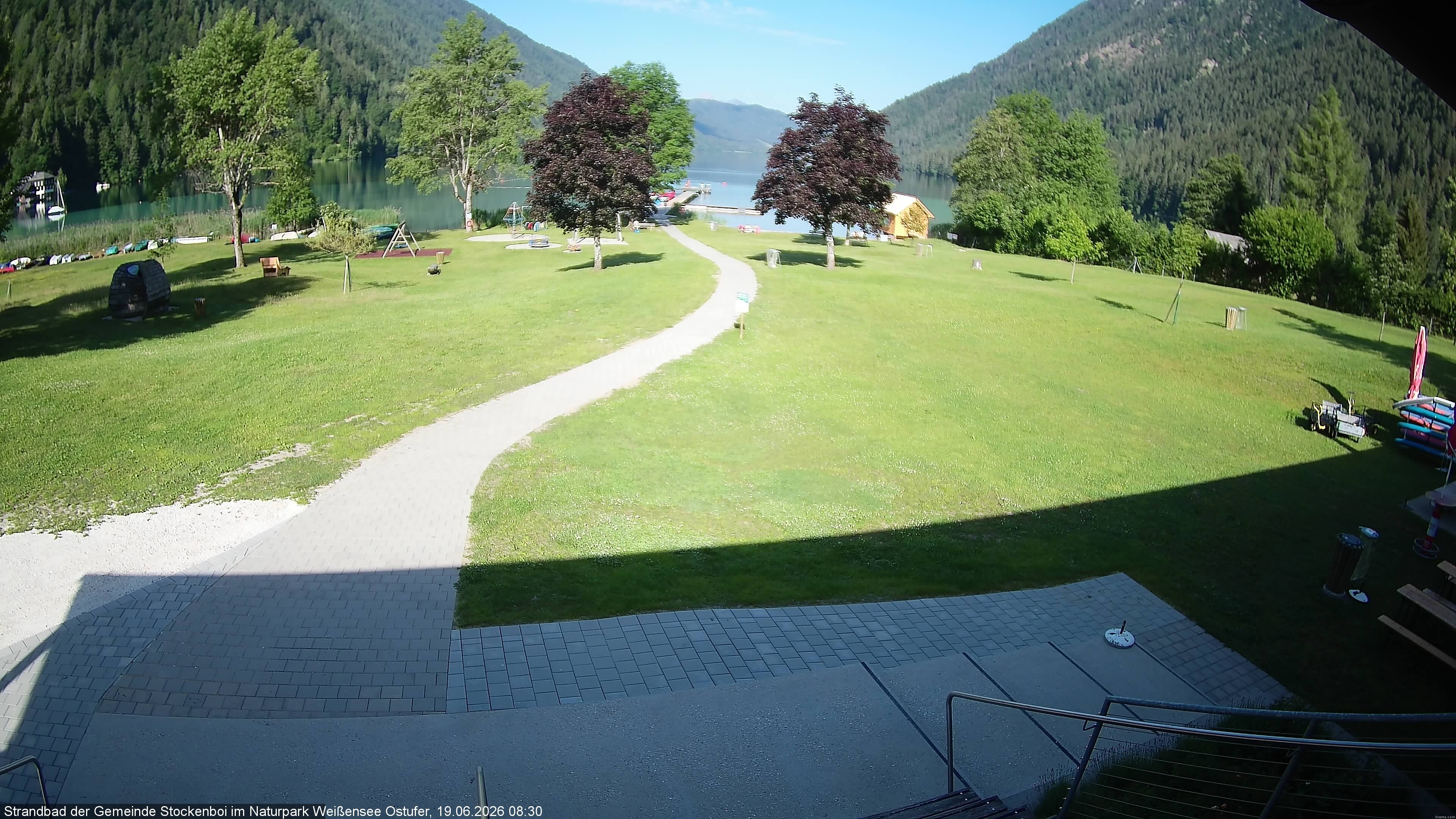Archiv Foto Webcam Weissensee (Stockenboi Seite)