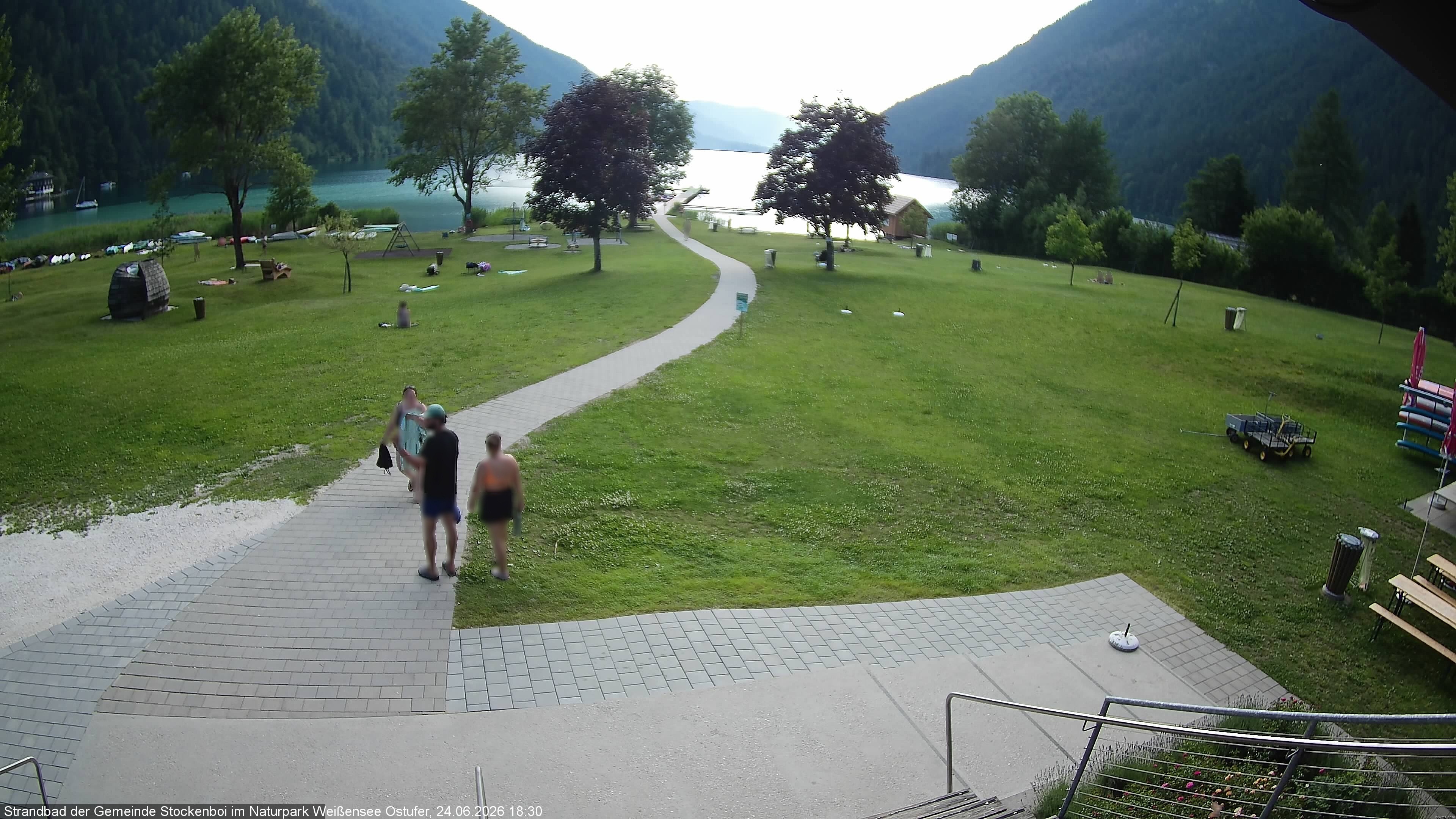Archiv Foto Webcam Weissensee (Stockenboi Seite)