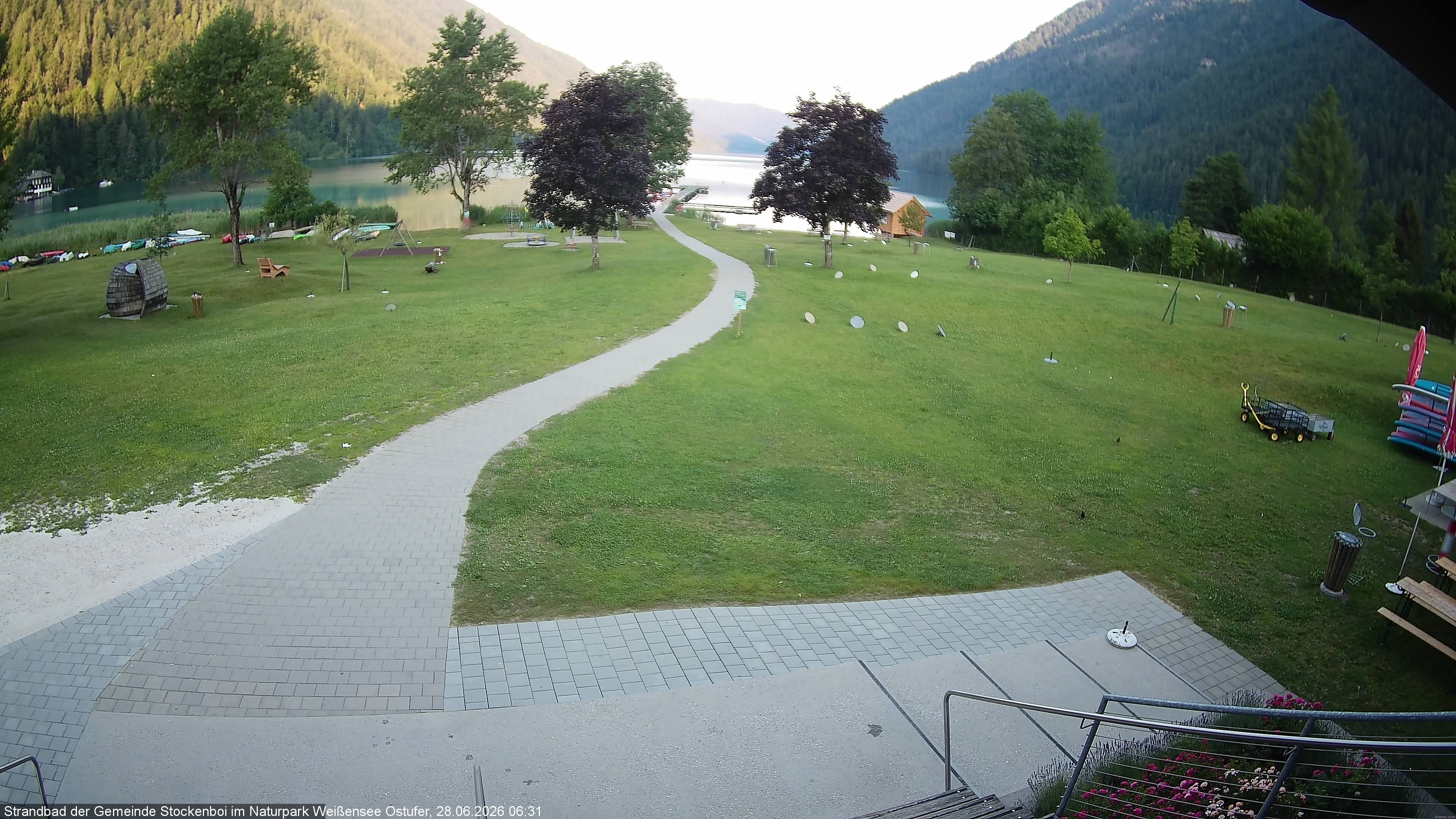 Archiv Foto Webcam Weissensee (Stockenboi Seite)