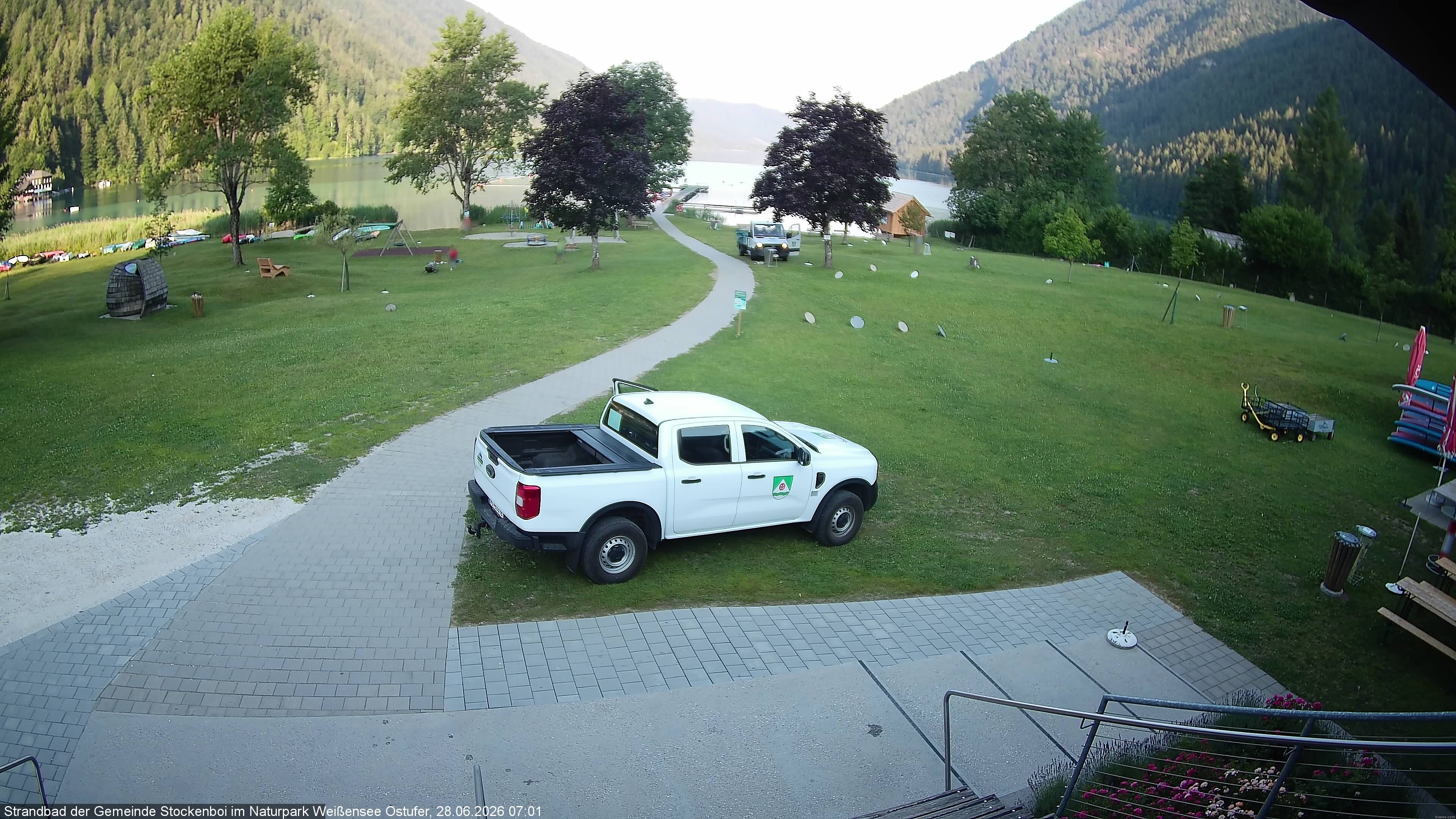 Archiv Foto Webcam Weissensee (Stockenboi Seite)
