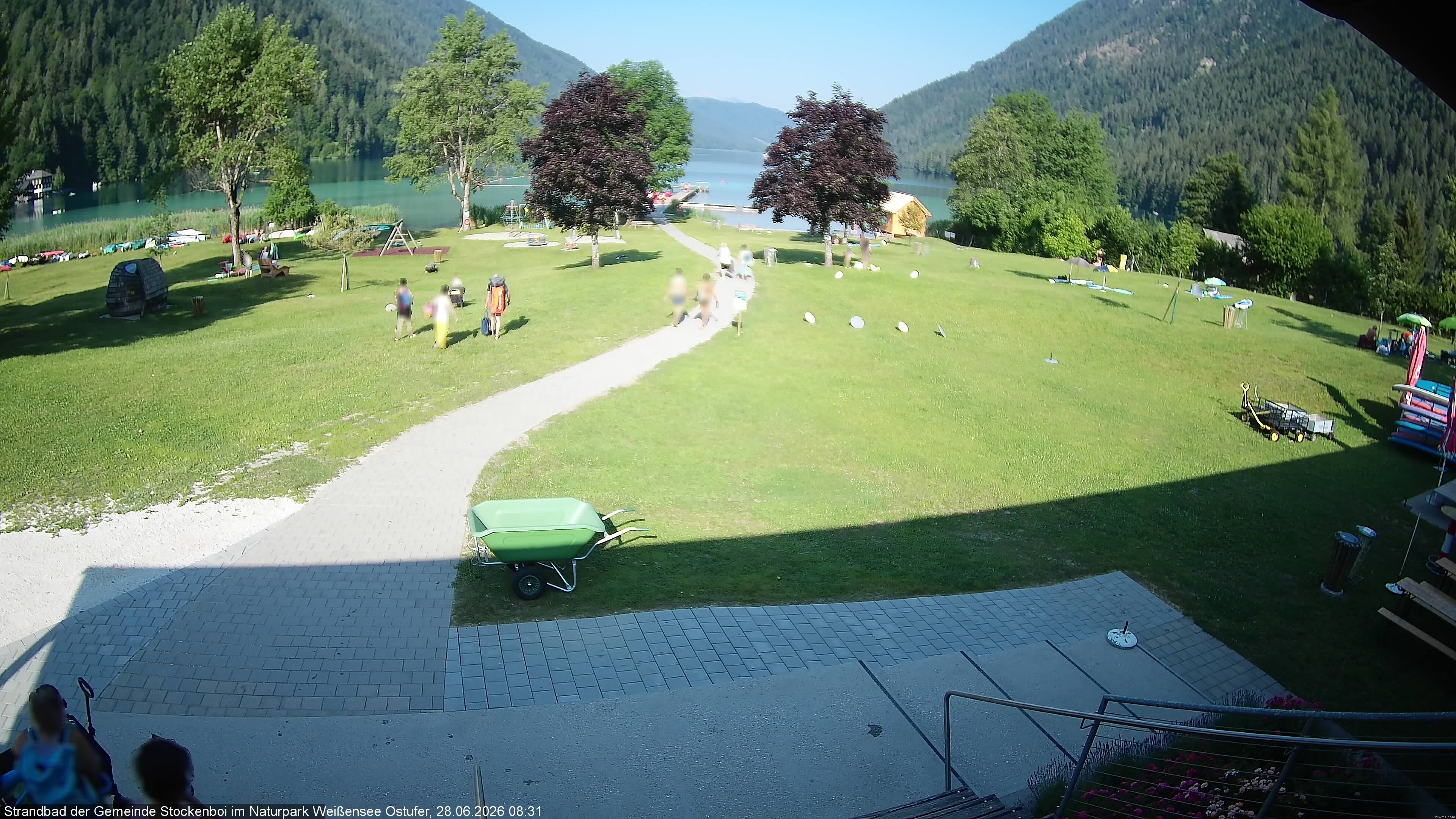 Archiv Foto Webcam Weissensee (Stockenboi Seite)