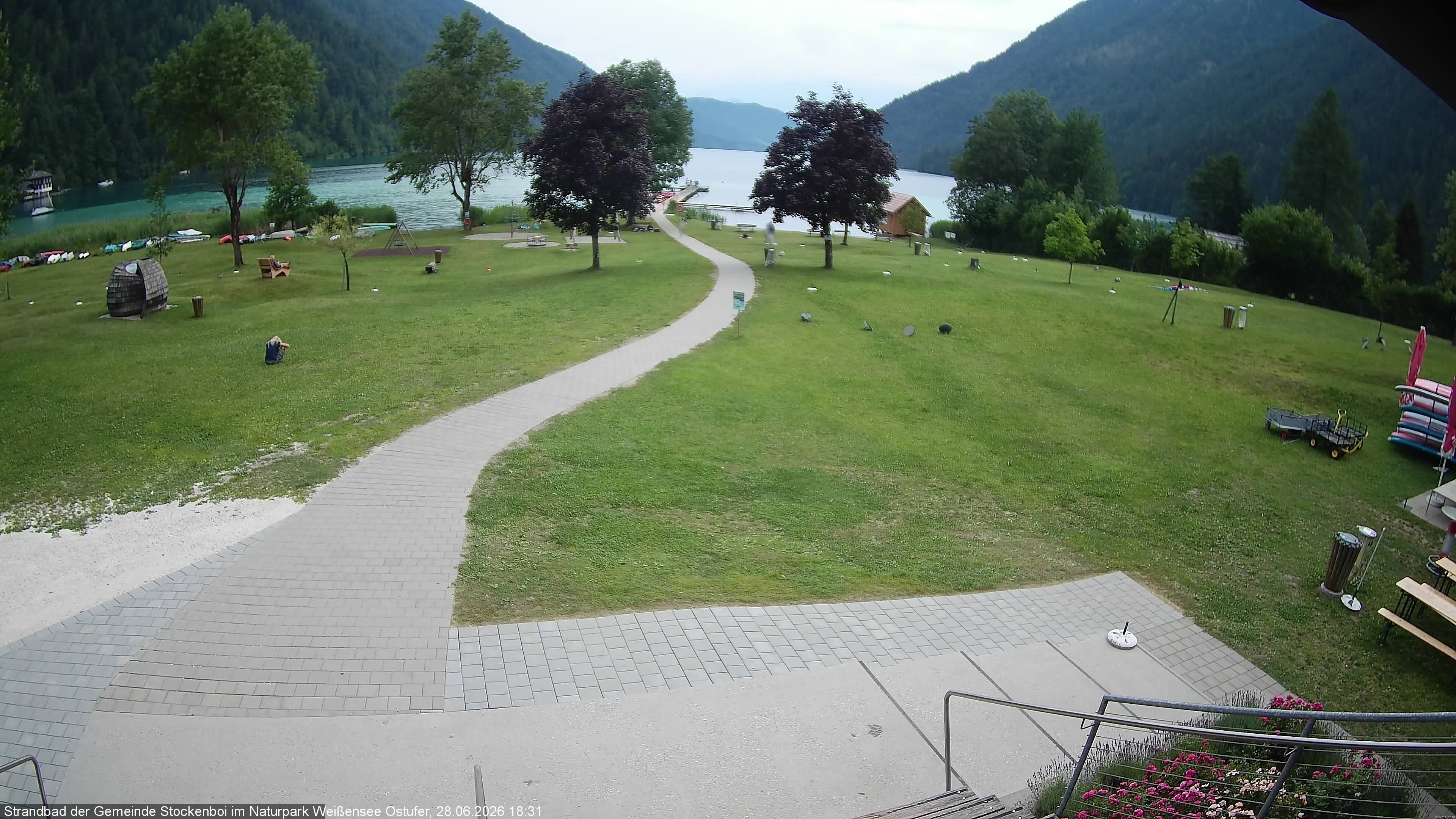 Archiv Foto Webcam Weissensee (Stockenboi Seite)