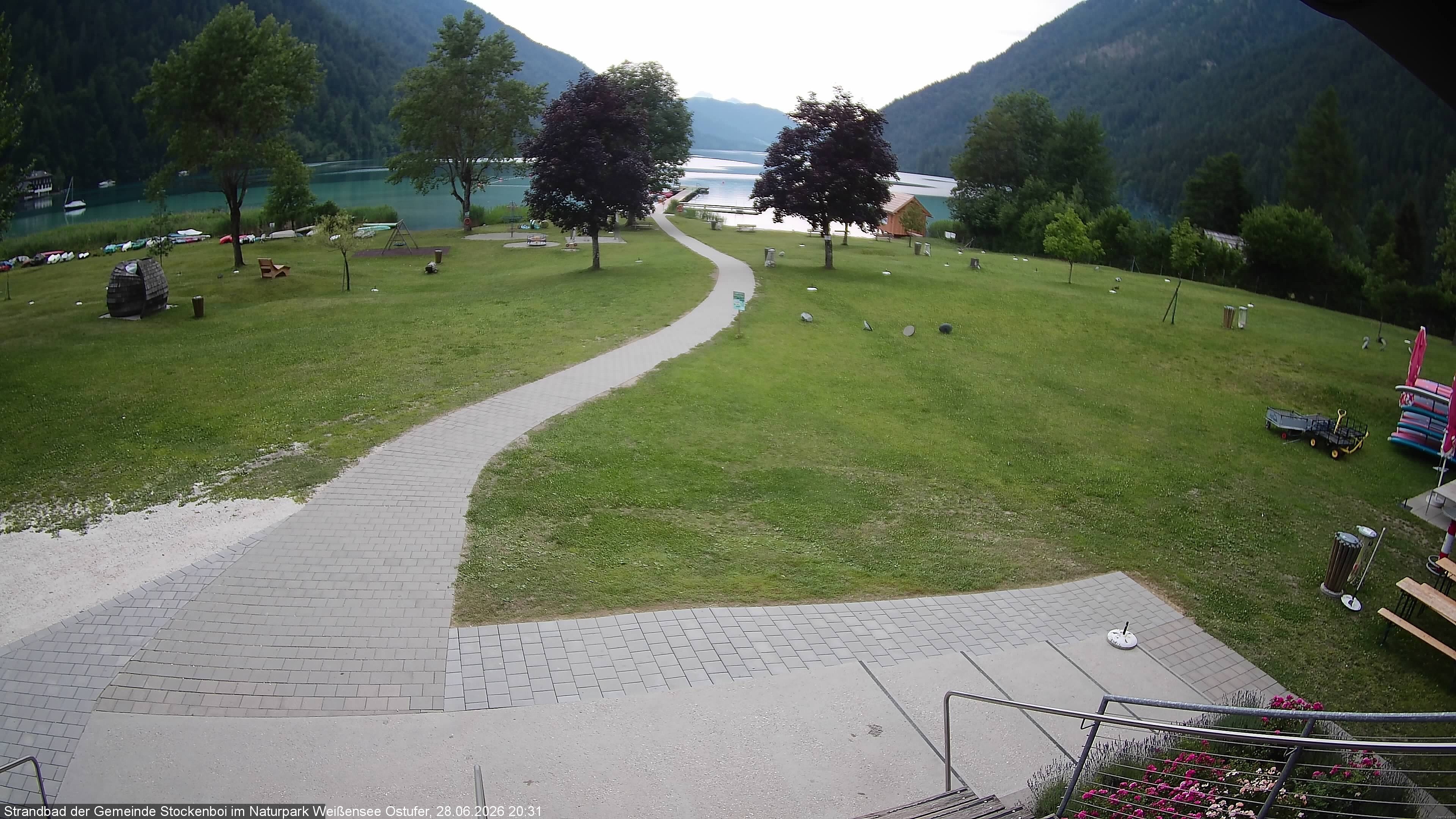 Archiv Foto Webcam Weissensee (Stockenboi Seite)