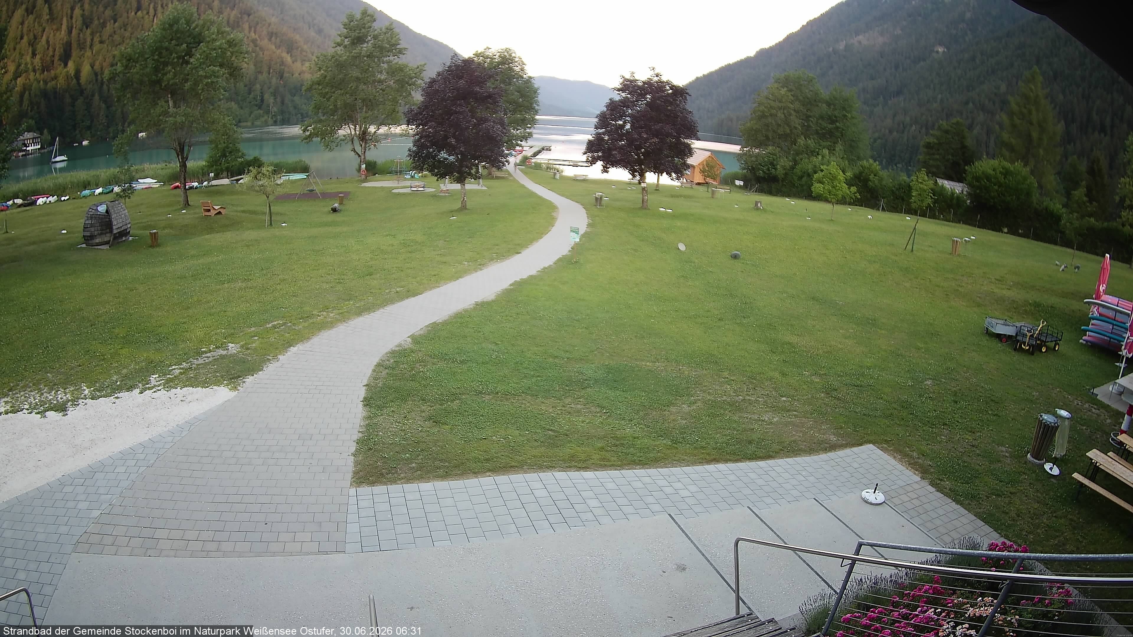 Archiv Foto Webcam Weissensee (Stockenboi Seite)