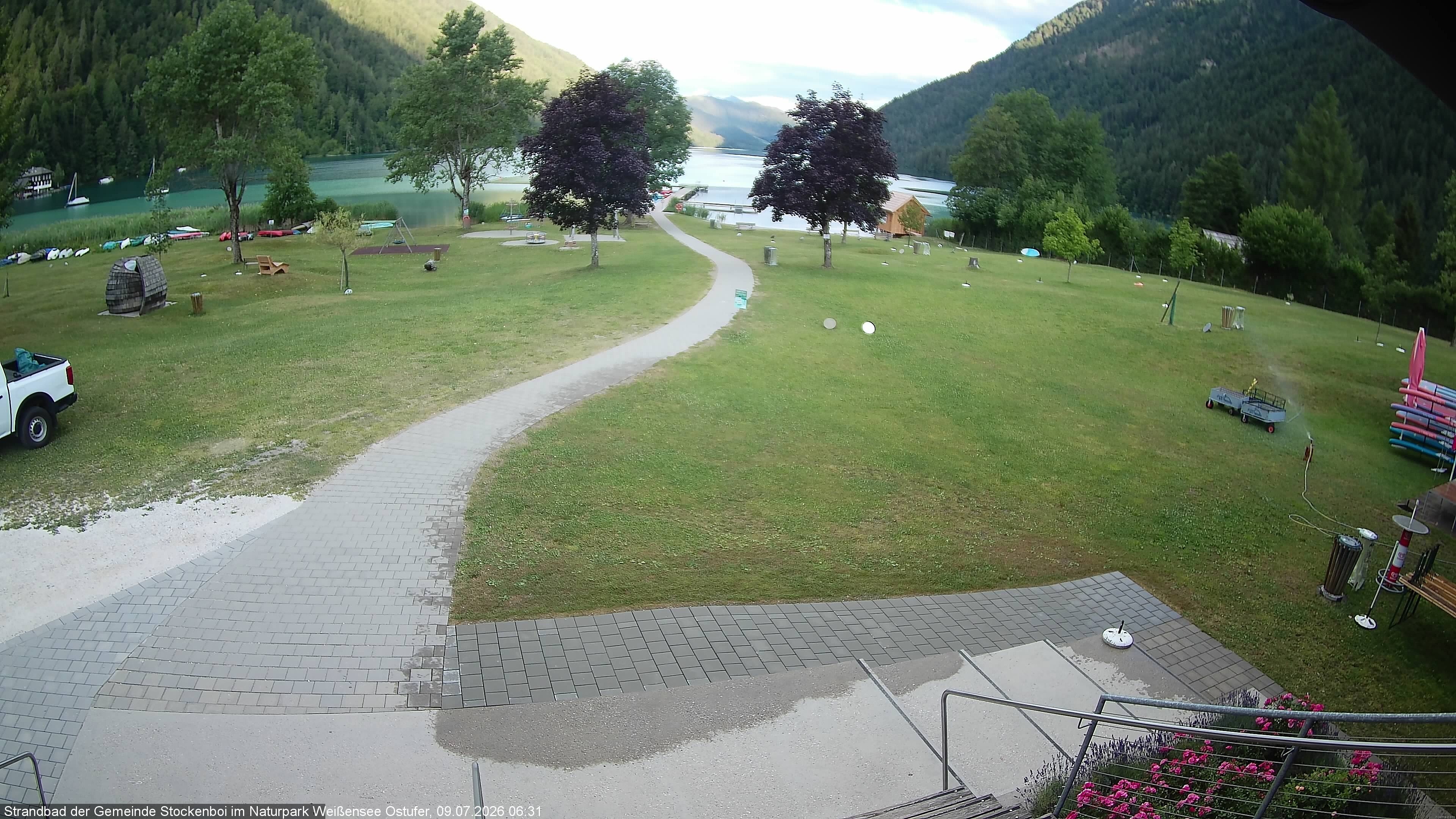 Archiv Foto Webcam Weissensee (Stockenboi Seite)