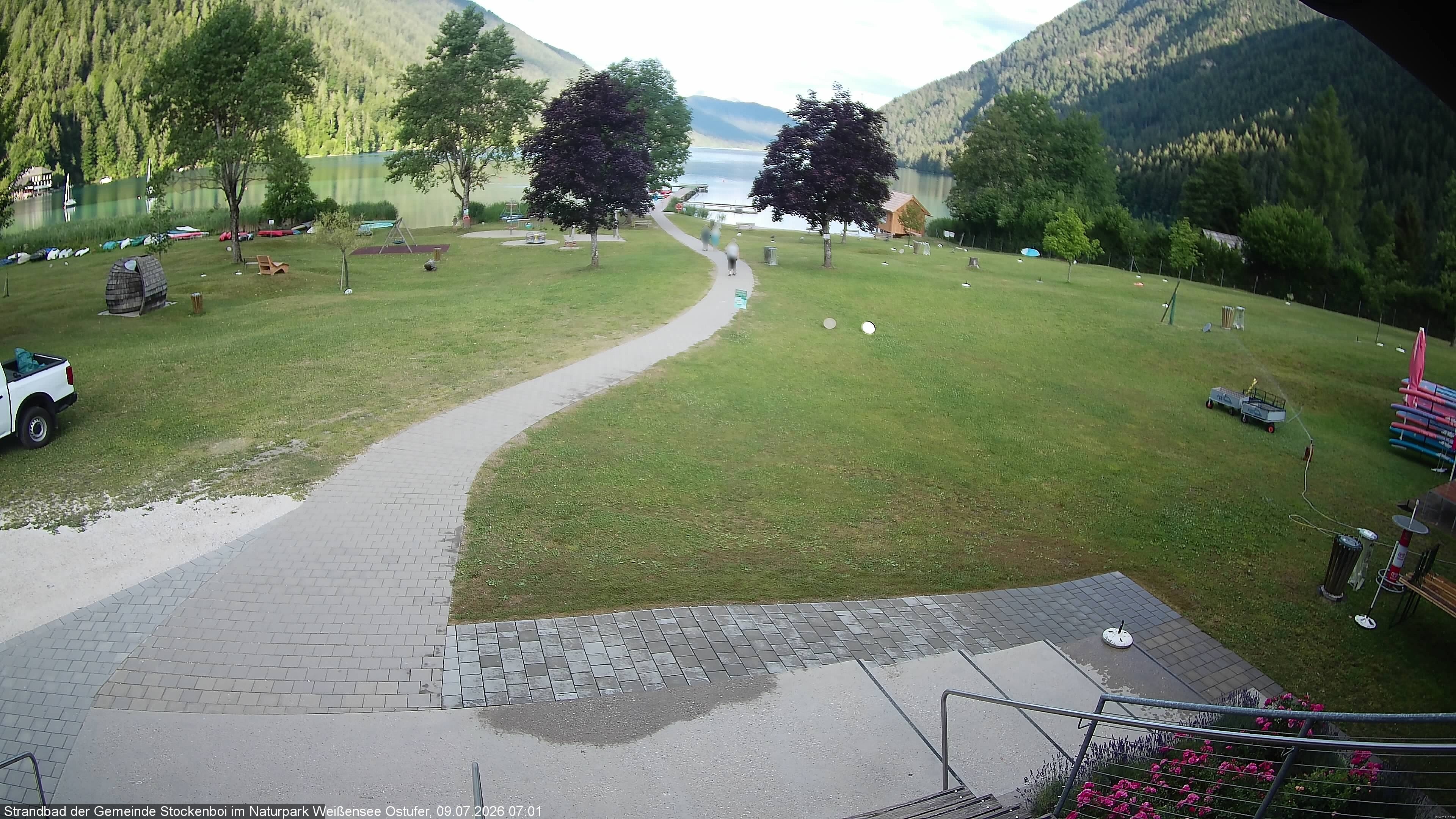 Archiv Foto Webcam Weissensee (Stockenboi Seite)