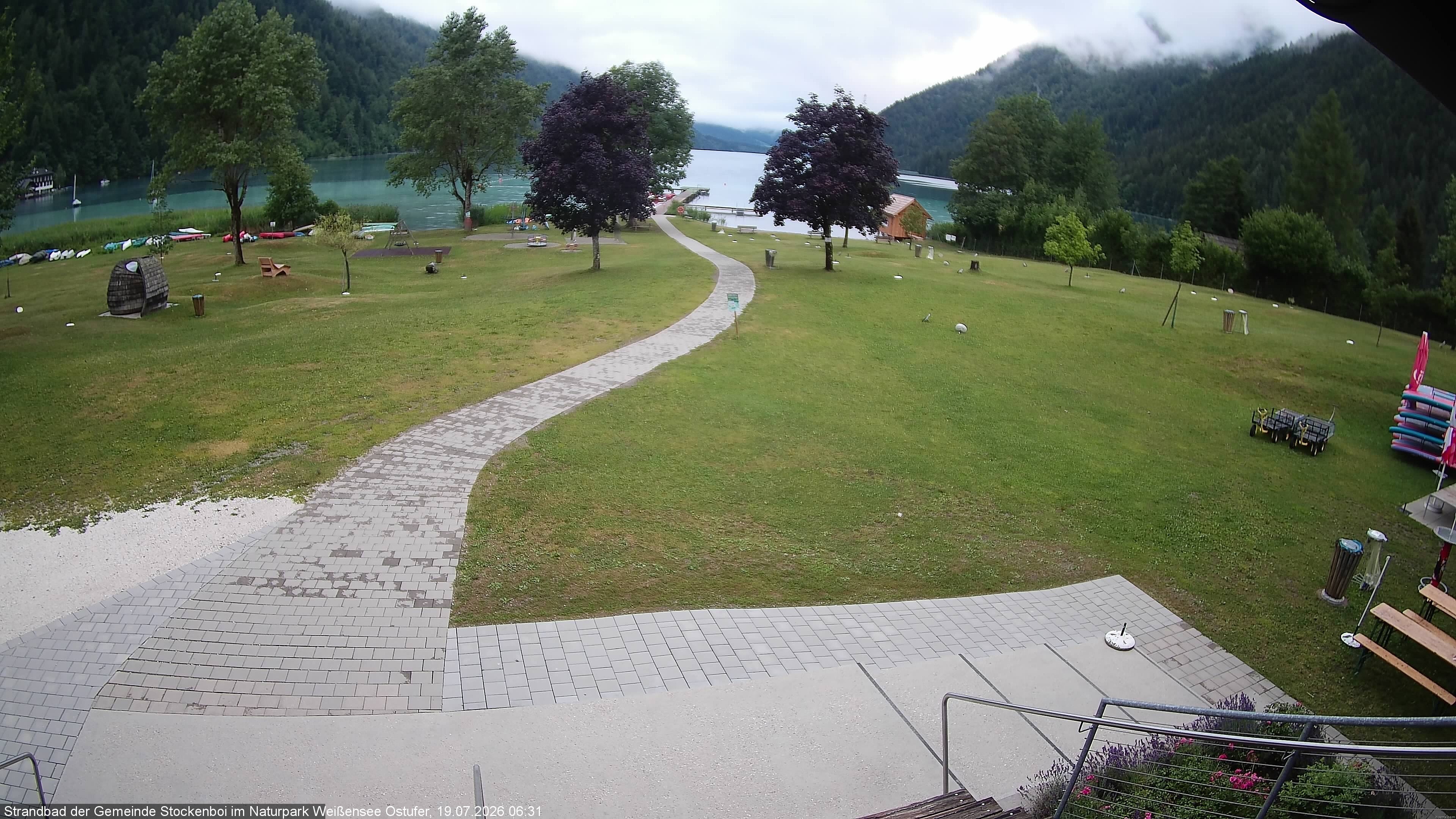 Archiv Foto Webcam Weissensee (Stockenboi Seite)