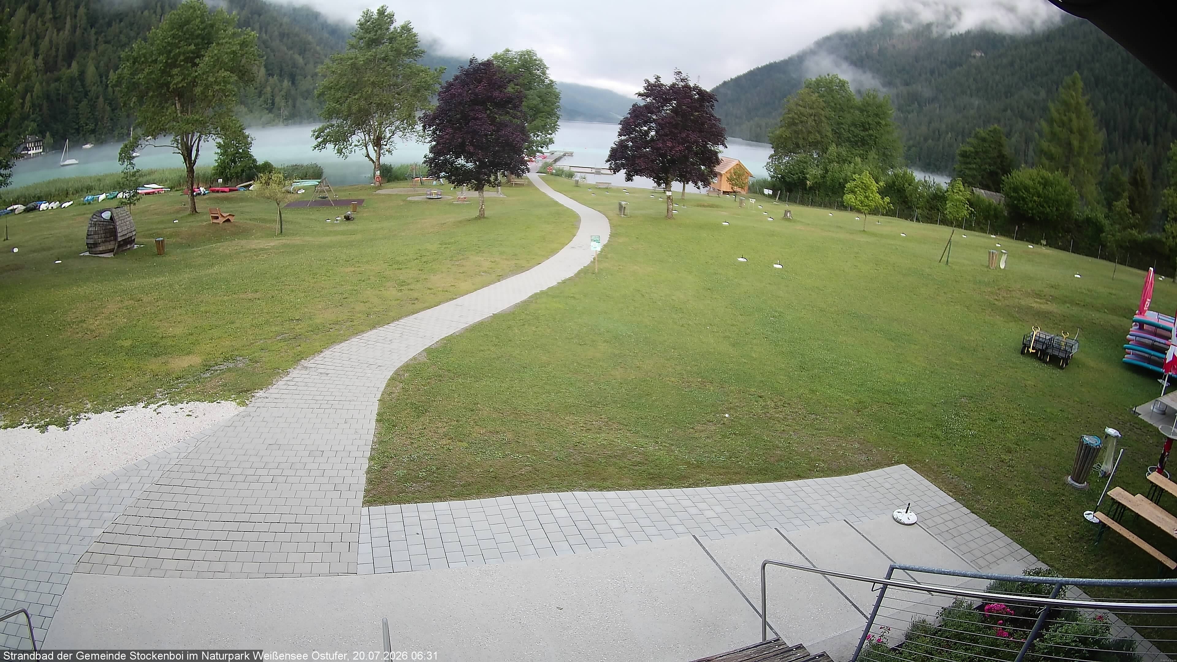Archiv Foto Webcam Weissensee (Stockenboi Seite)