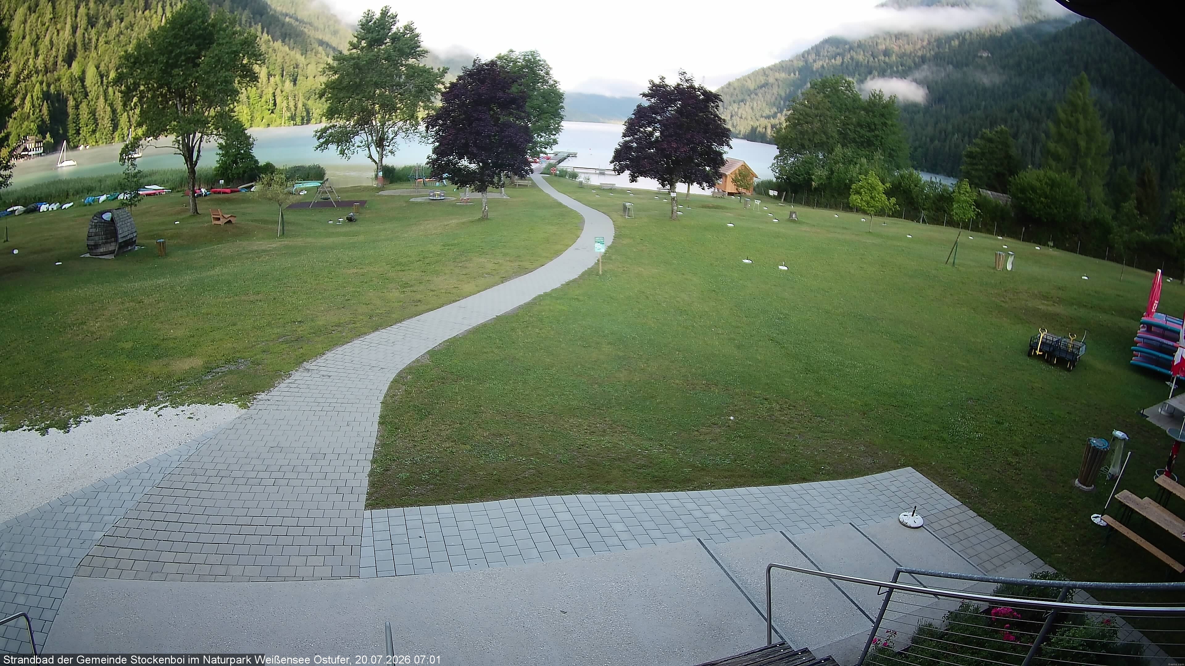 Archiv Foto Webcam Weissensee (Stockenboi Seite)
