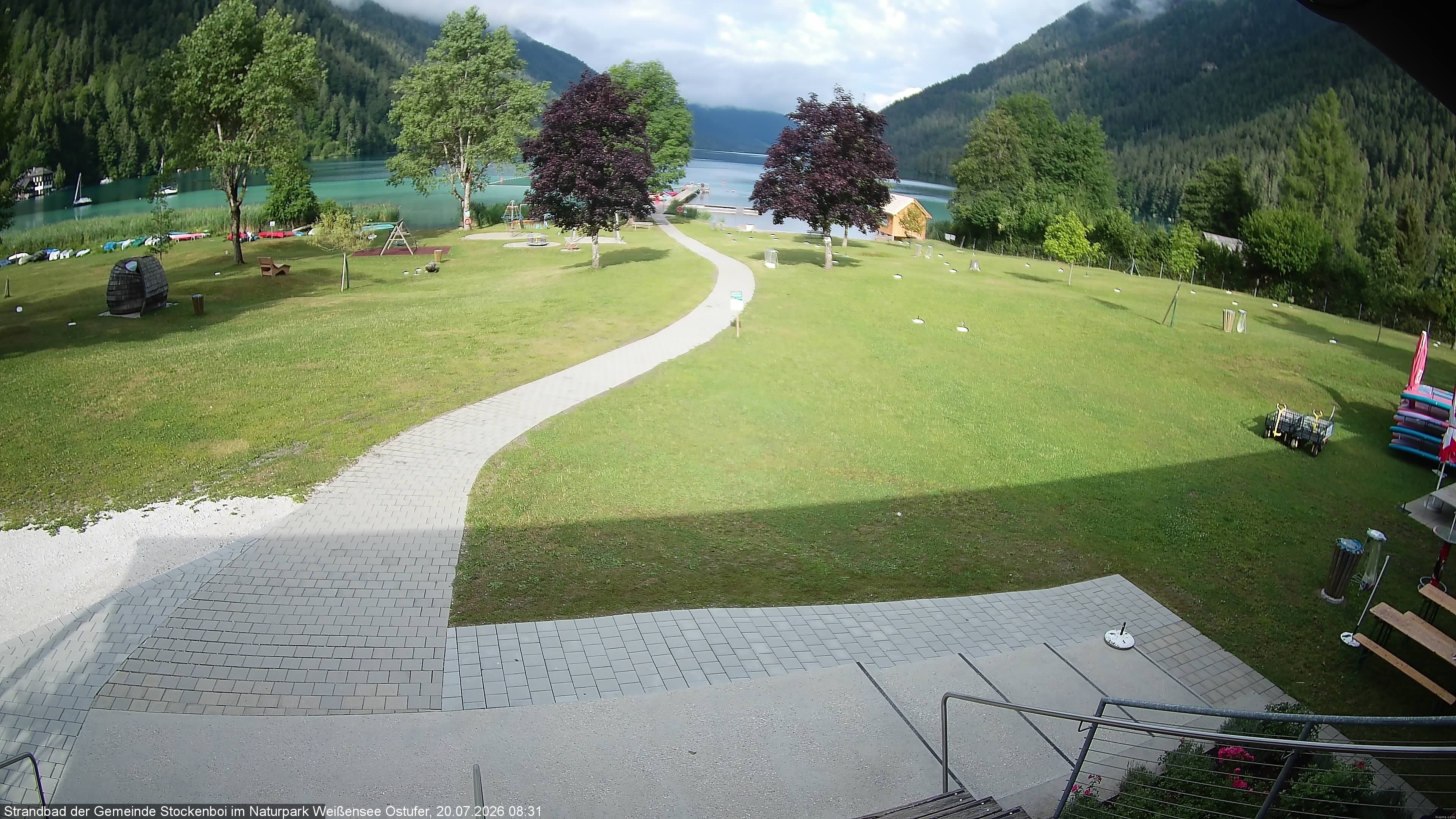 Archiv Foto Webcam Weissensee (Stockenboi Seite)