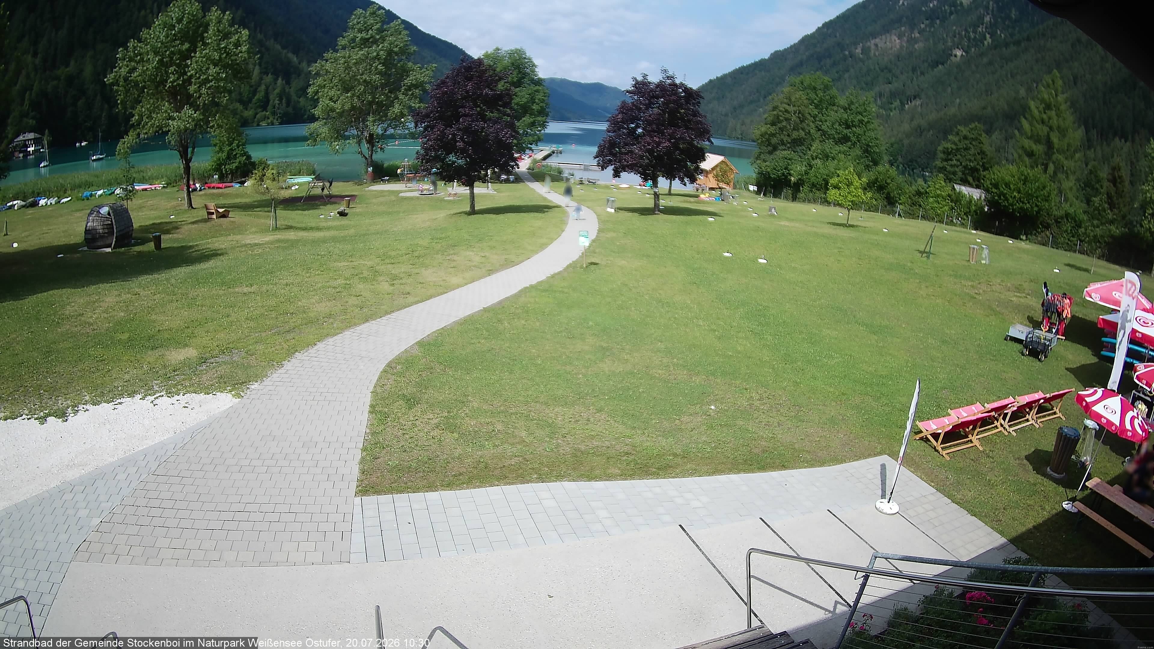 Archiv Foto Webcam Weissensee (Stockenboi Seite)