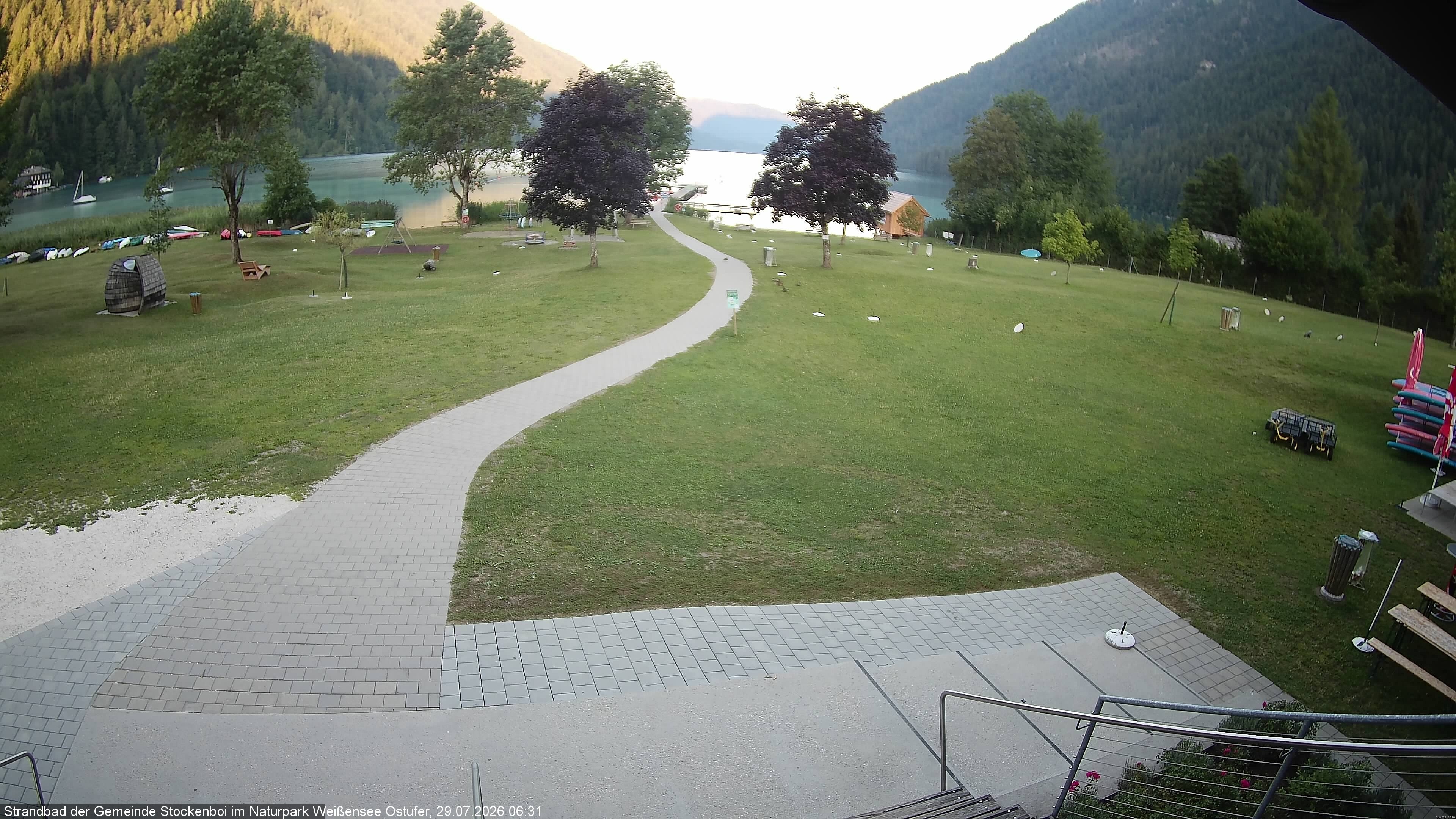 Archiv Foto Webcam Weissensee (Stockenboi Seite)