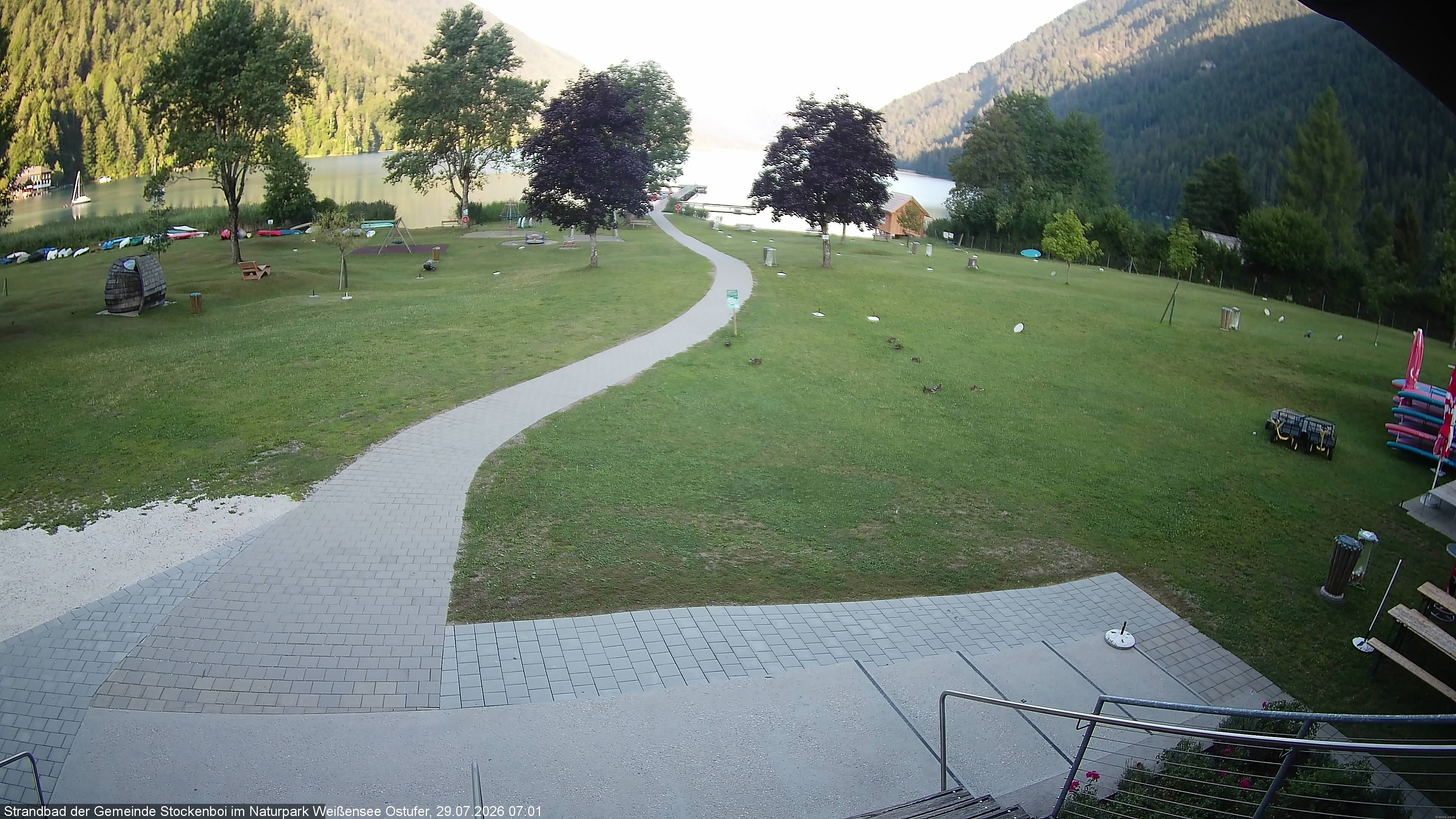 Archiv Foto Webcam Weissensee (Stockenboi Seite)