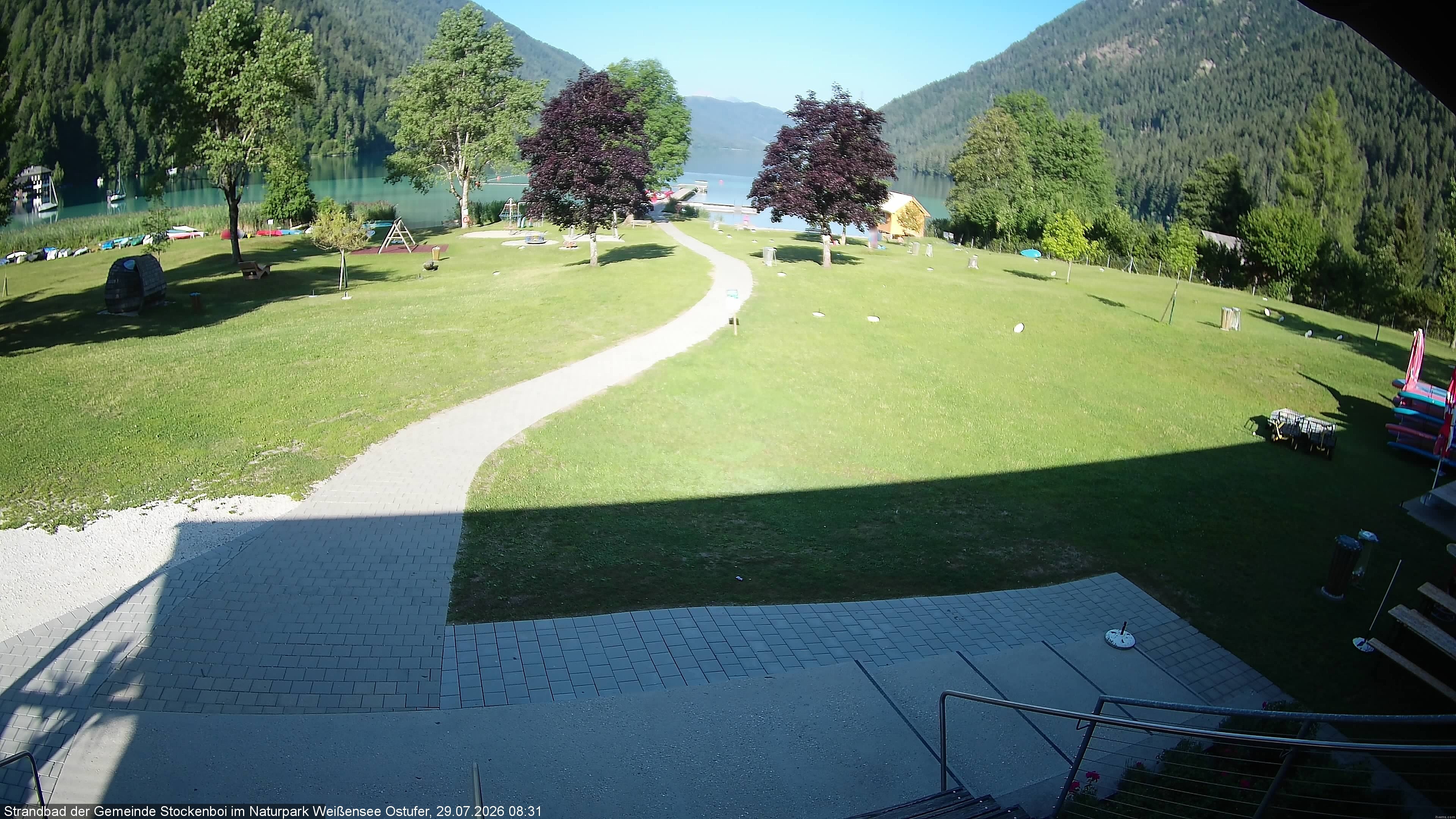 Archiv Foto Webcam Weissensee (Stockenboi Seite)