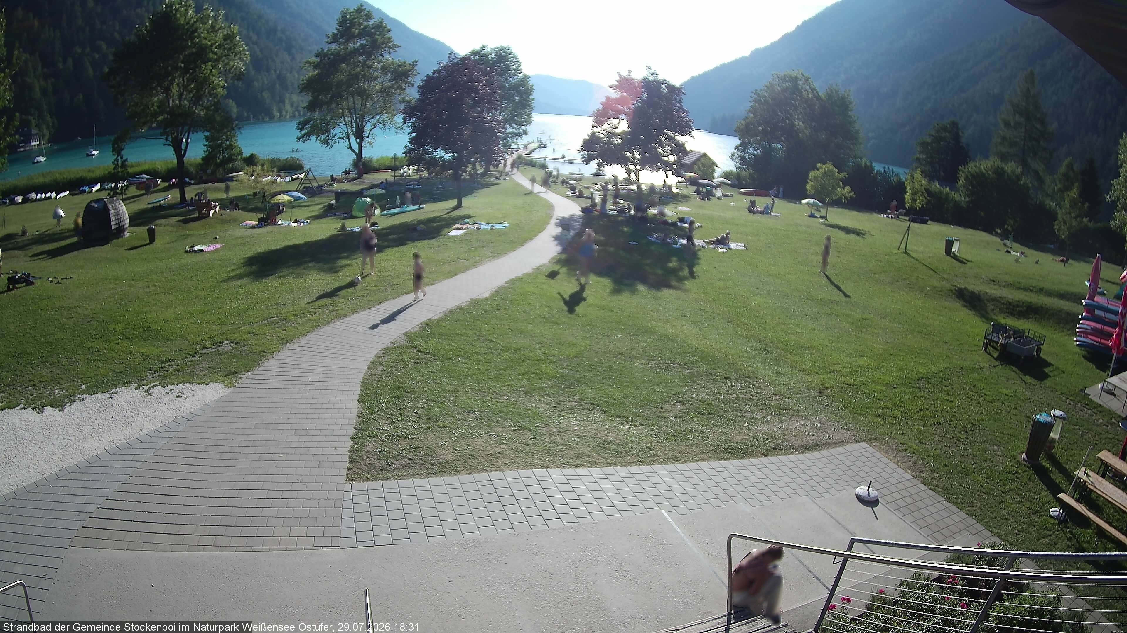 Archiv Foto Webcam Weissensee (Stockenboi Seite)