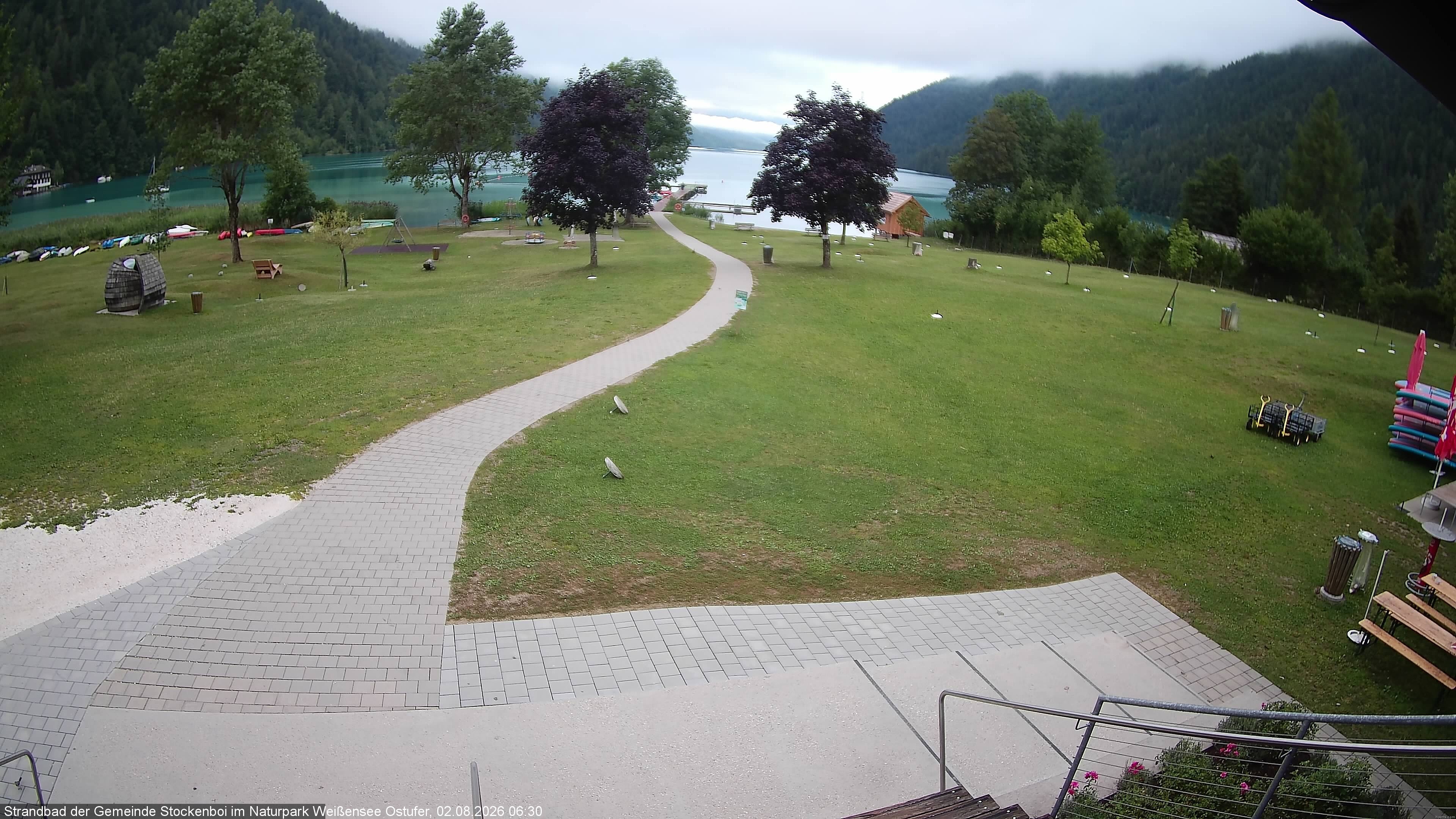 Archiv Foto Webcam Weissensee (Stockenboi Seite)