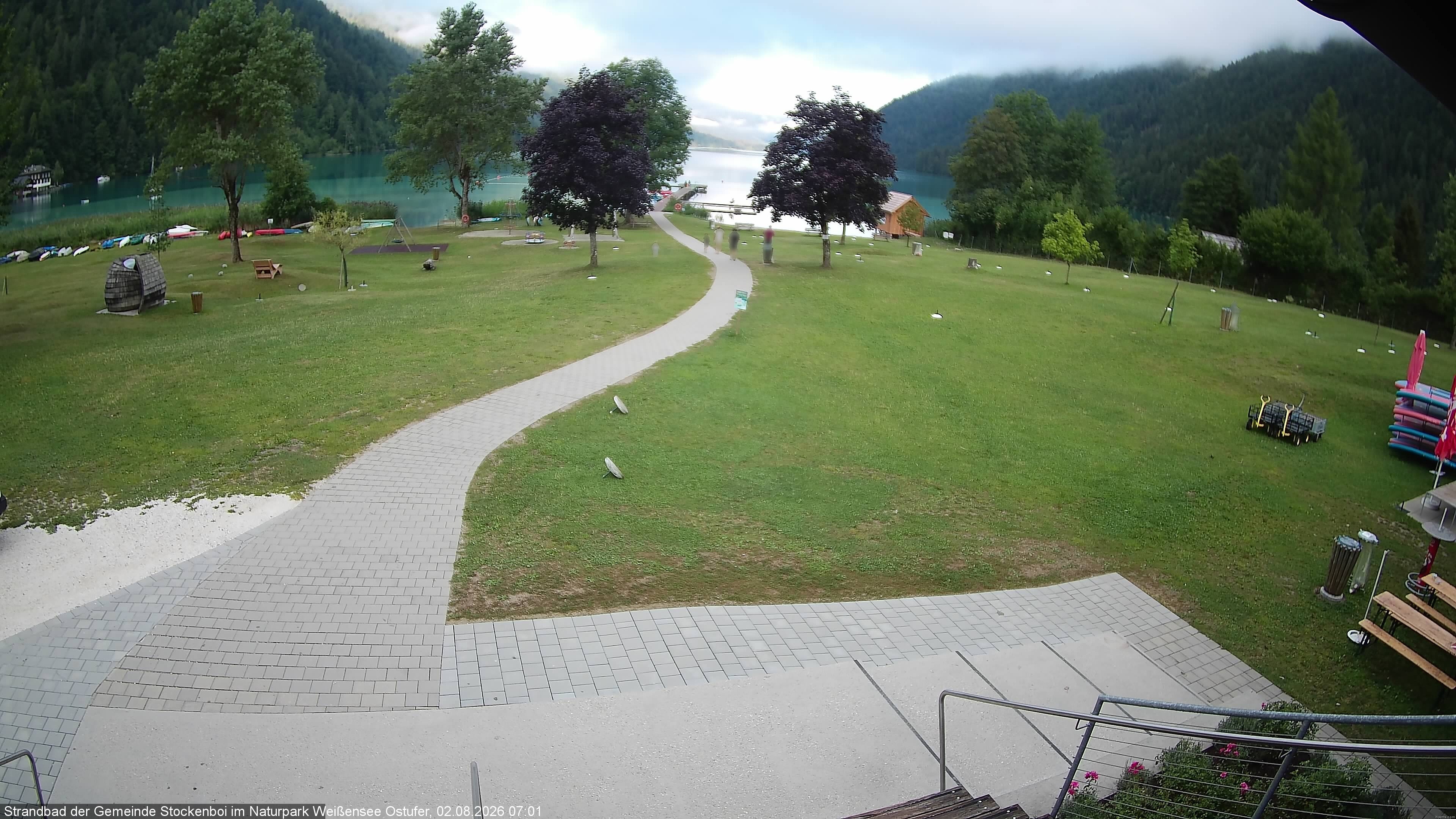 Archiv Foto Webcam Weissensee (Stockenboi Seite)