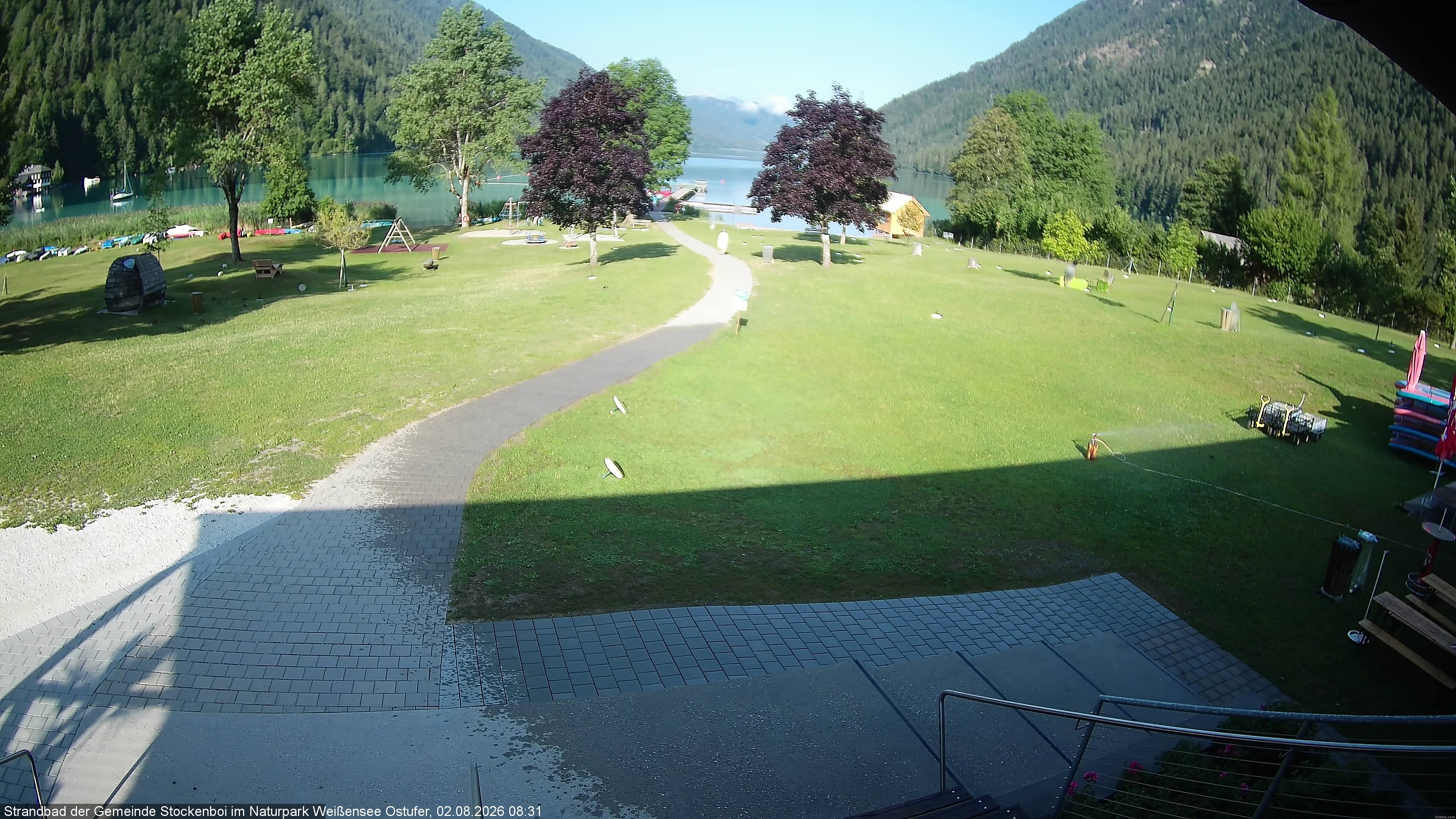 Archiv Foto Webcam Weissensee (Stockenboi Seite)
