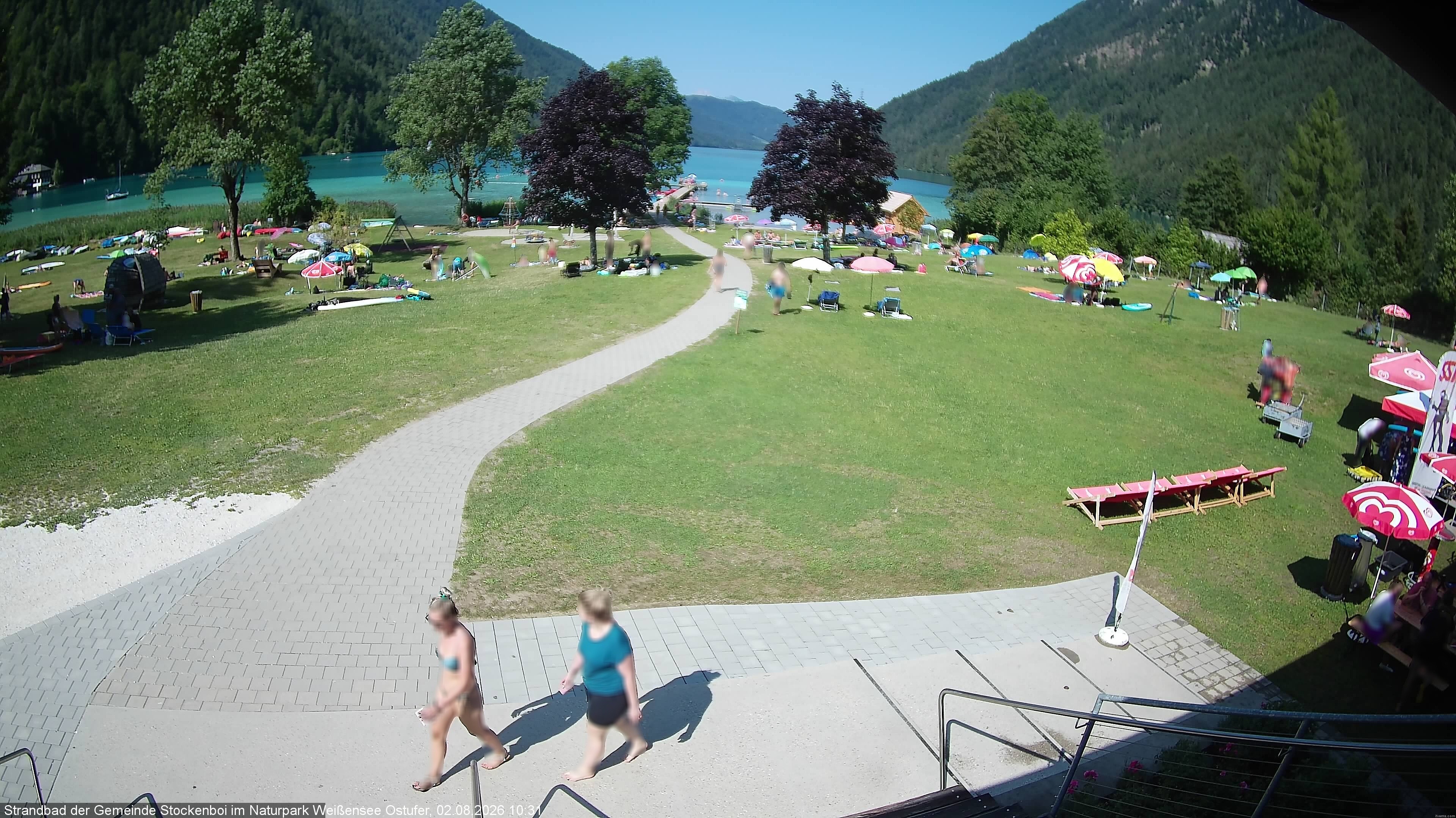 Archiv Foto Webcam Weissensee (Stockenboi Seite)