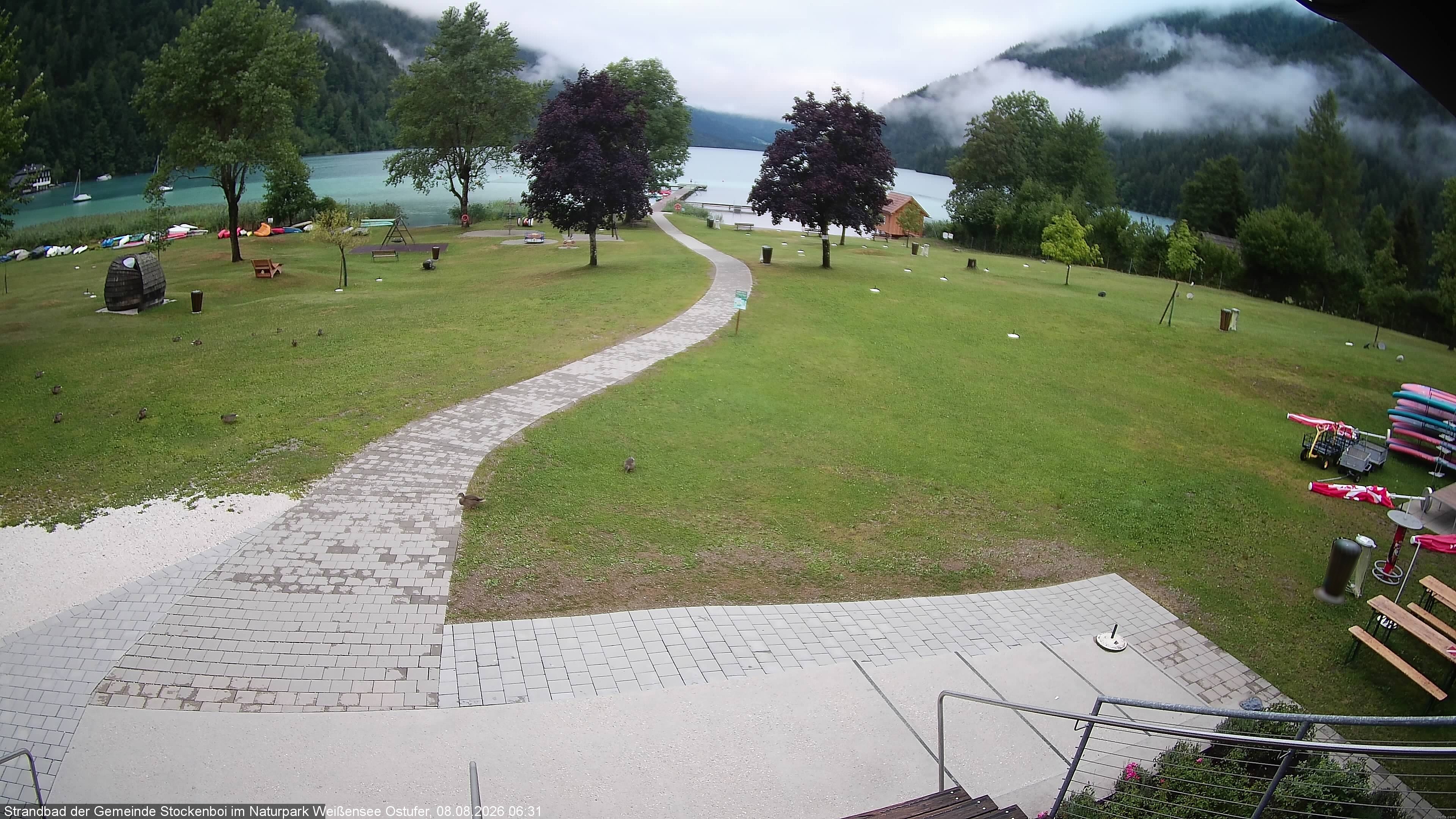Archiv Foto Webcam Weissensee (Stockenboi Seite)