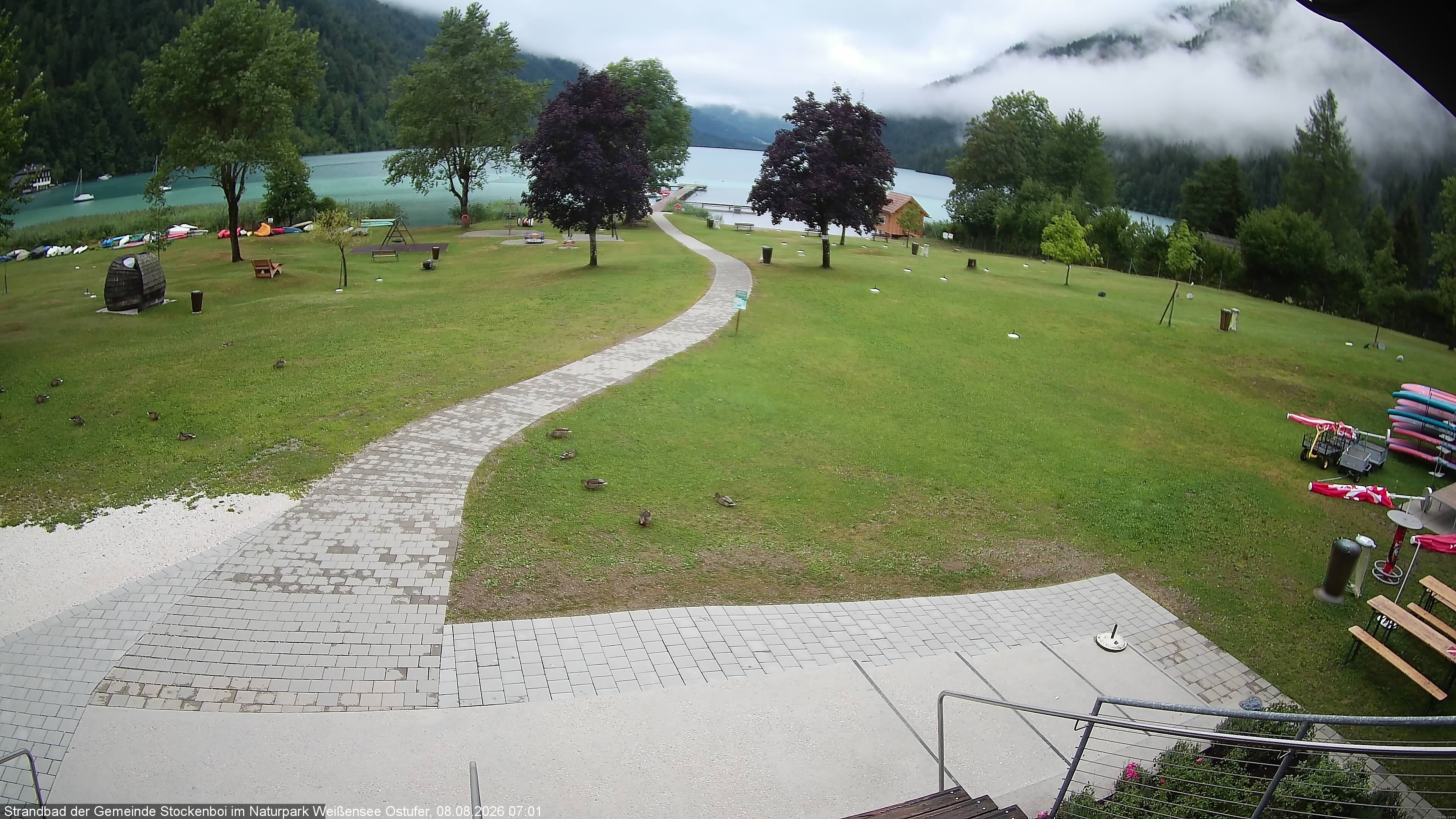 Archiv Foto Webcam Weissensee (Stockenboi Seite)