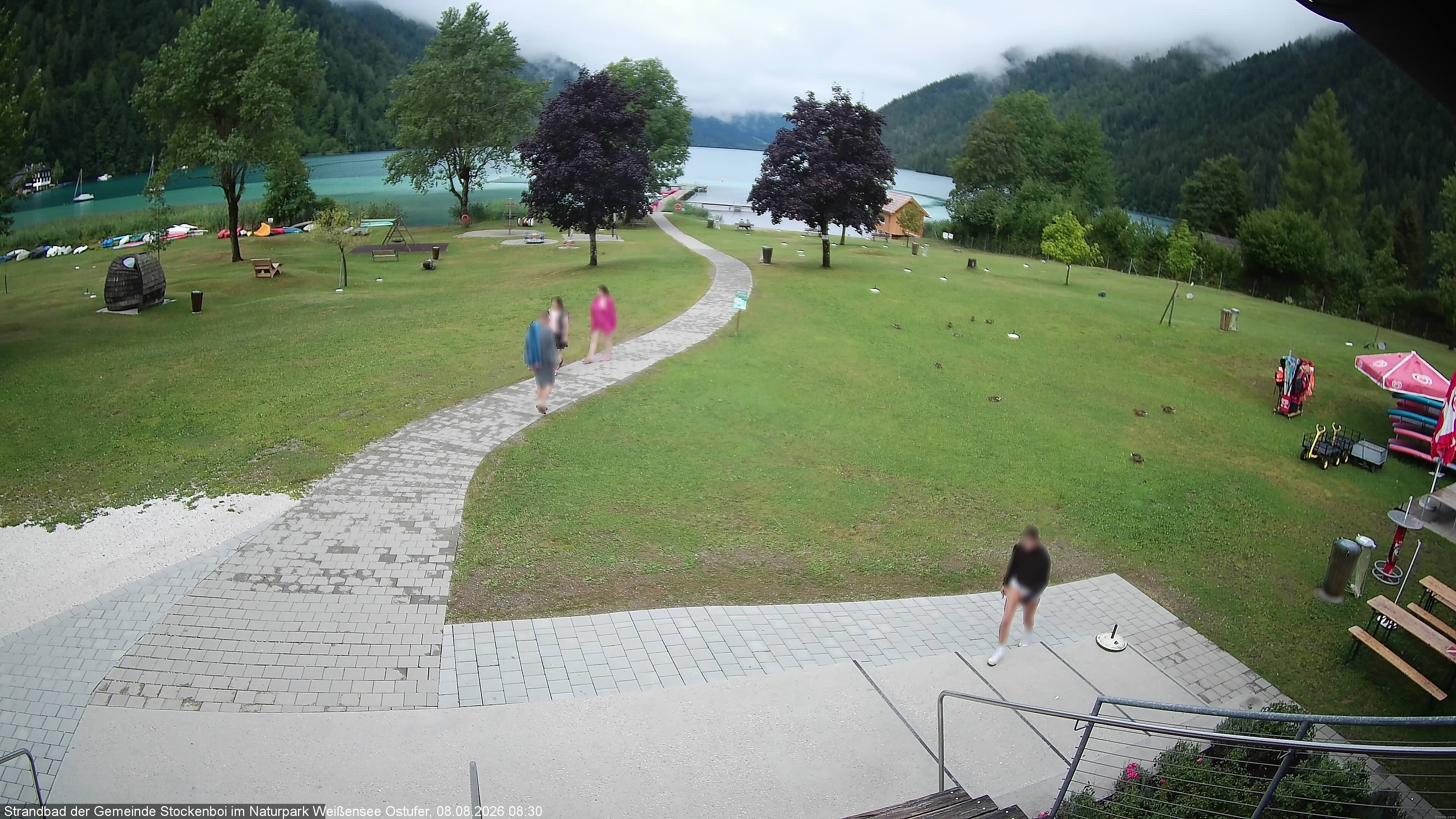 Archiv Foto Webcam Weissensee (Stockenboi Seite)