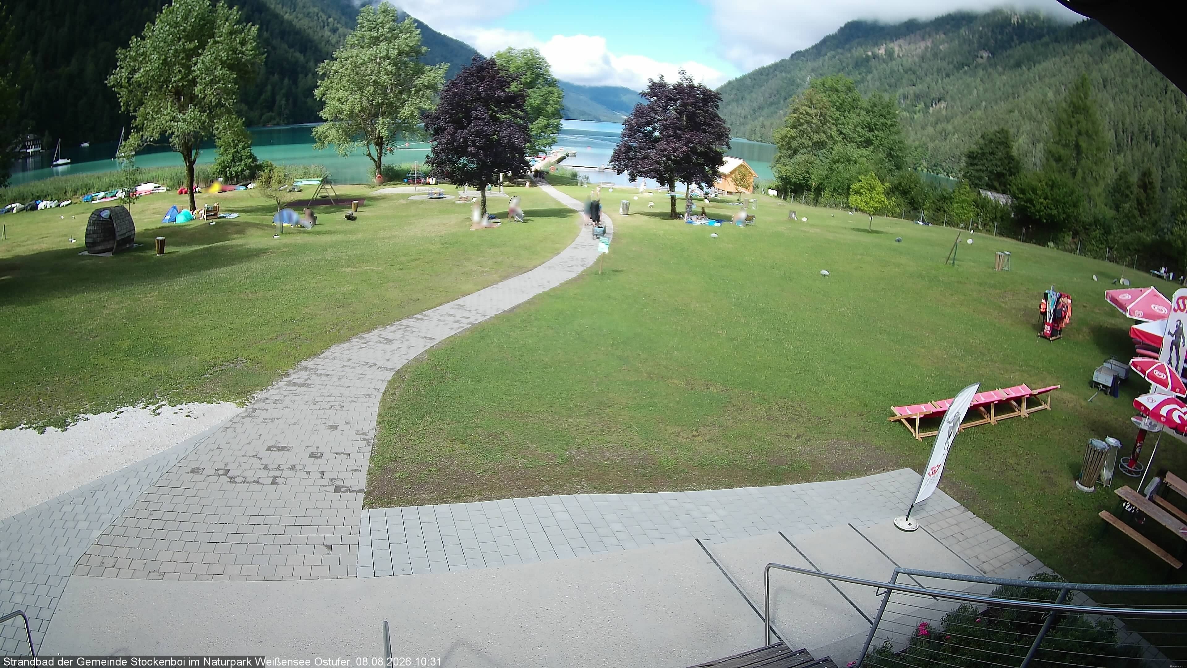 Archiv Foto Webcam Weissensee (Stockenboi Seite)